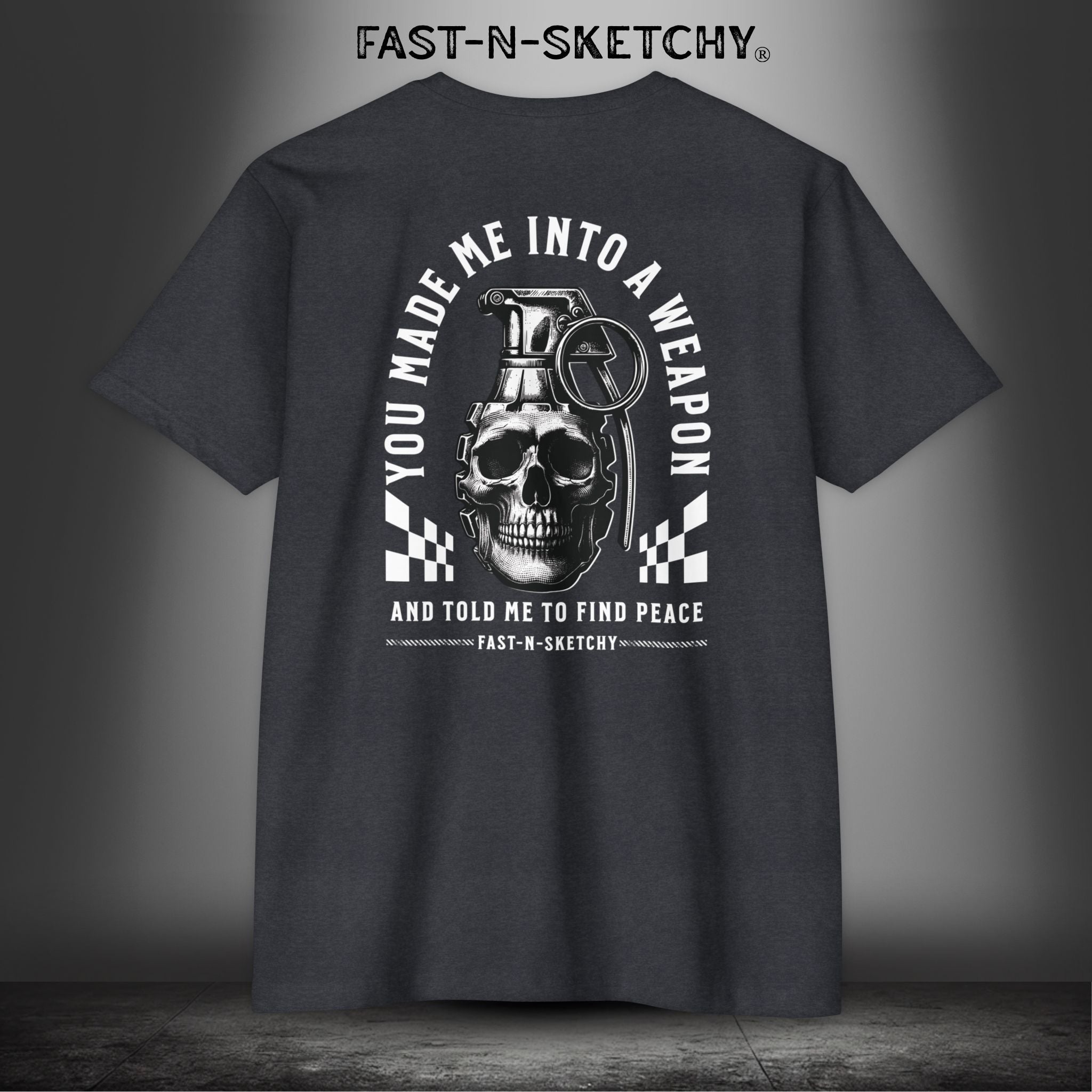 You Made Me Into a Weapon: Military Edition Premium Fitted Tee