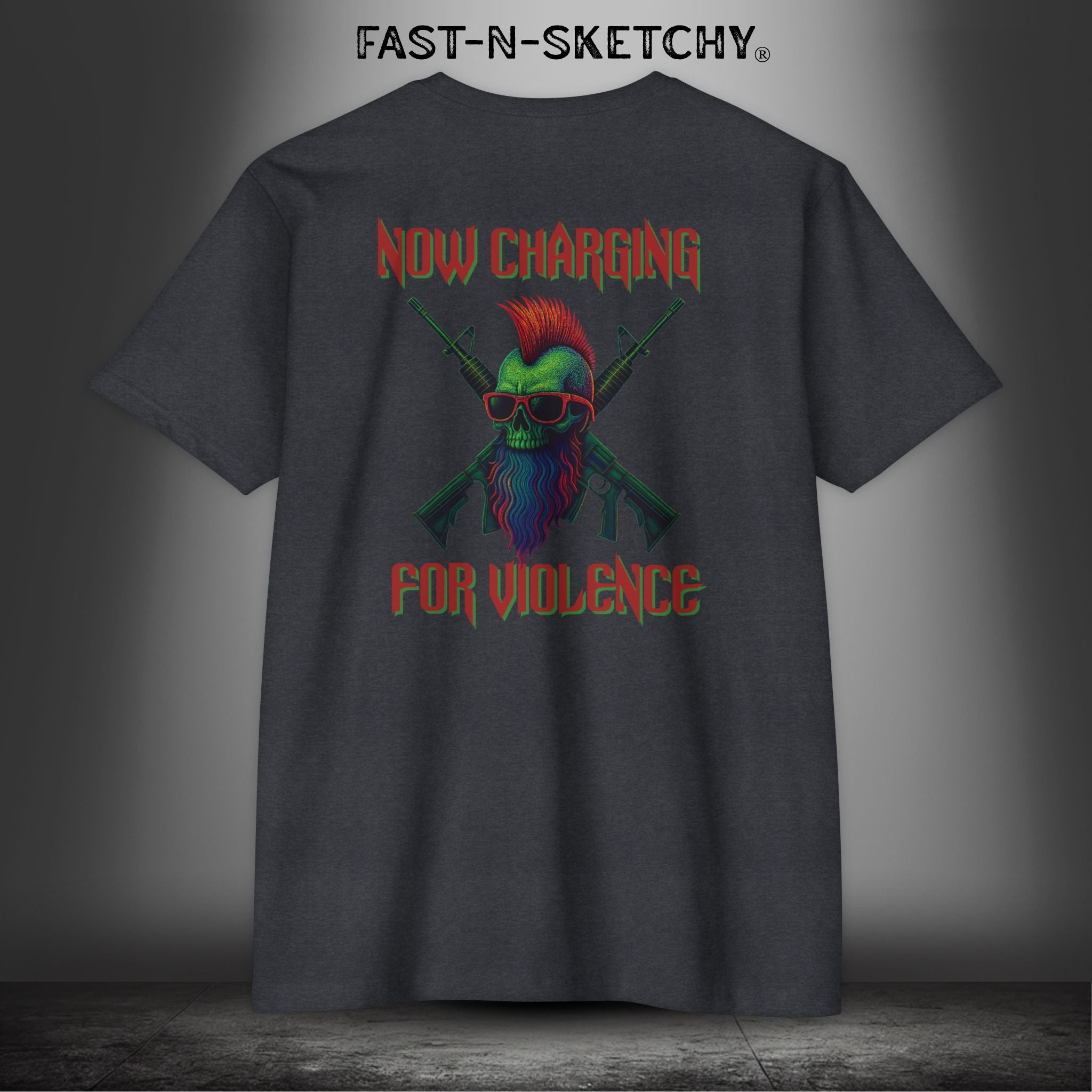 Now Charging for Violence: Next Level 6210 T-Shirt
