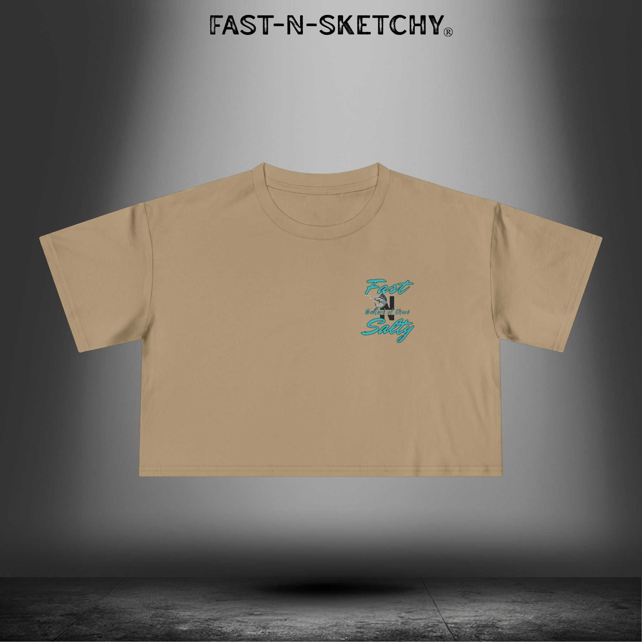 WE GREW HERE, YOU FLEW HERE, GO AWAY: Crop Top (Medium-Weight)