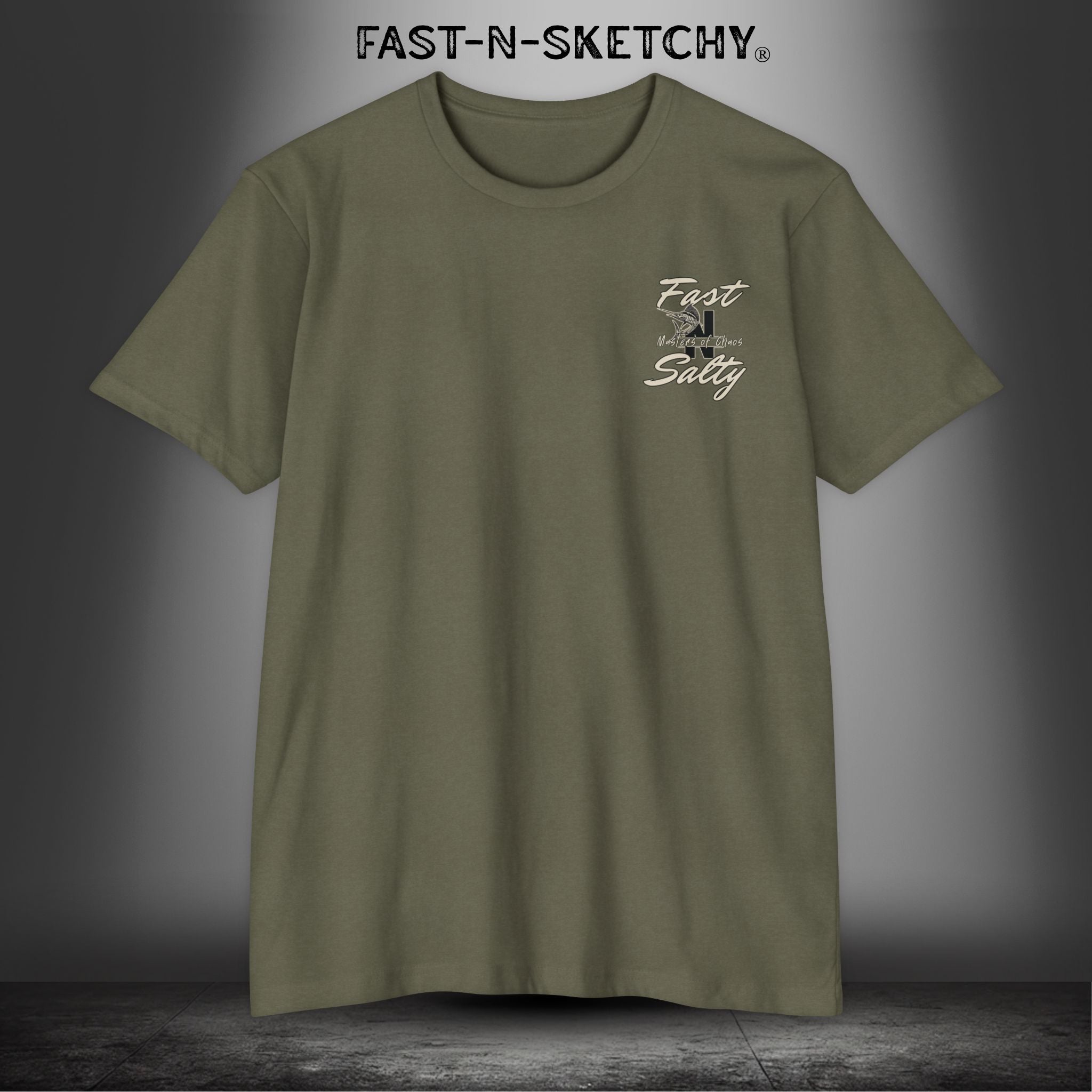 If It Swells, Ride It: FAST-N-SALTY - T-Shirt Next Level 6210 (Other Colors)
