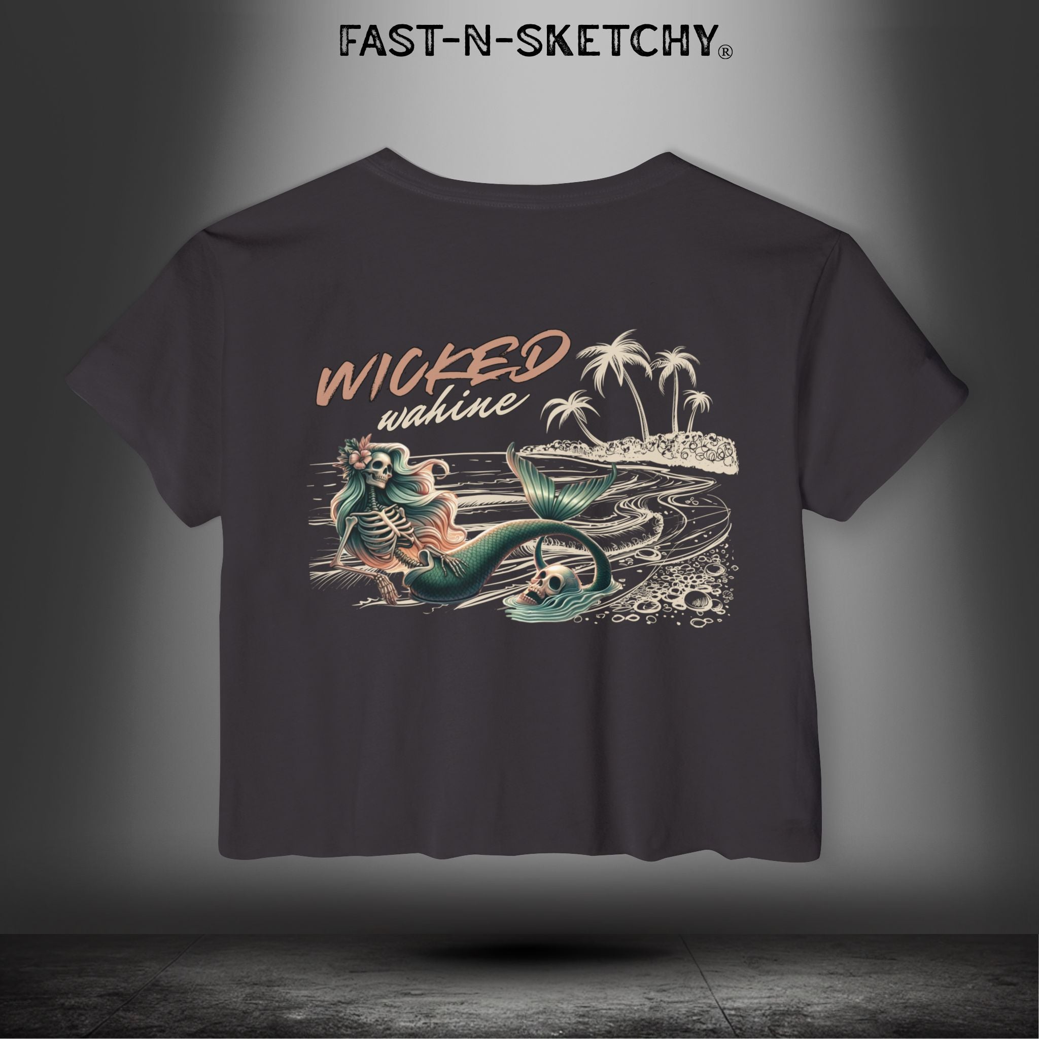 Wicked Wahine - FAST-N-SALTY - Crop Top