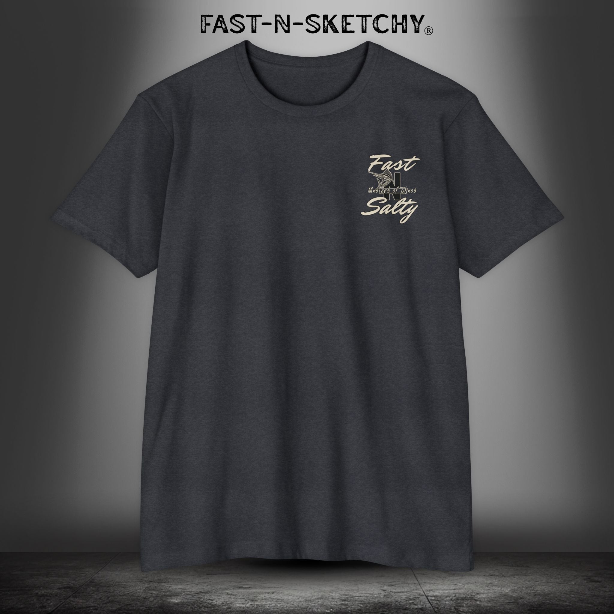 If It Swells, Ride It: FAST-N-SALTY - T-Shirt Next Level 6210 (Dark Colors)