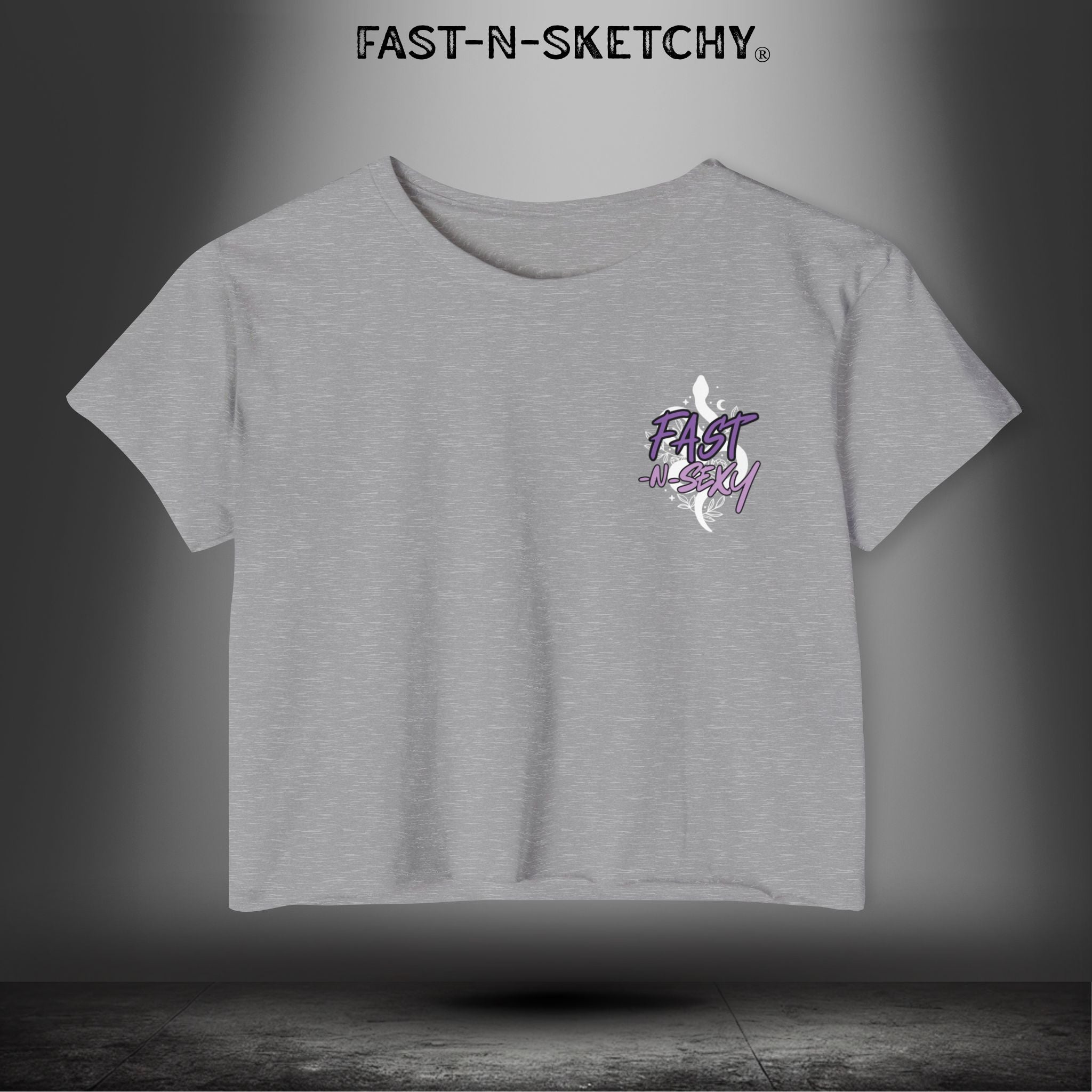 Bad Bitches Taste Better: FAST-N-SEXY - Crop T-Shirt