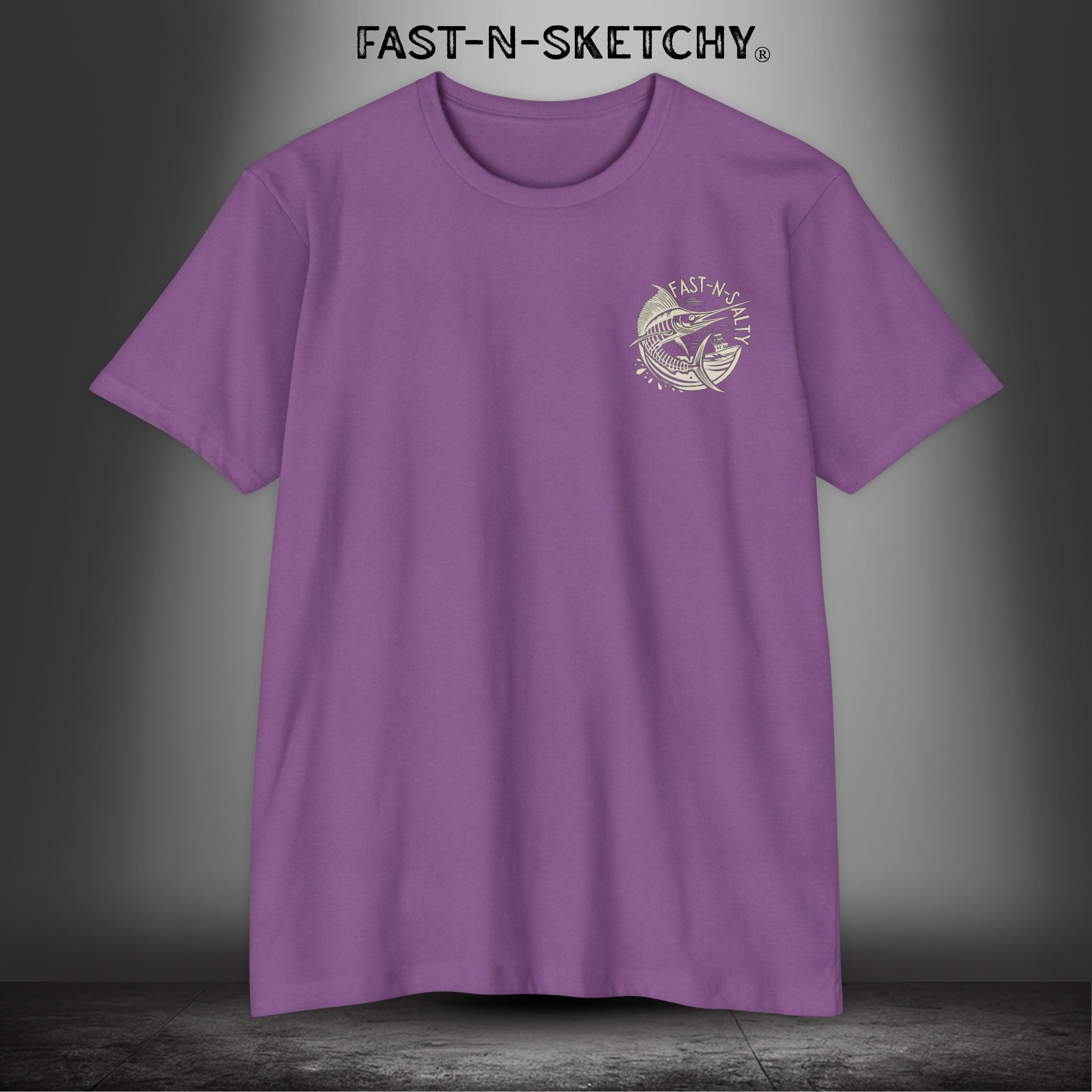 Fast-N-Salty: Masters of Chaos - T-Shirt Next Level (Tan Letters)