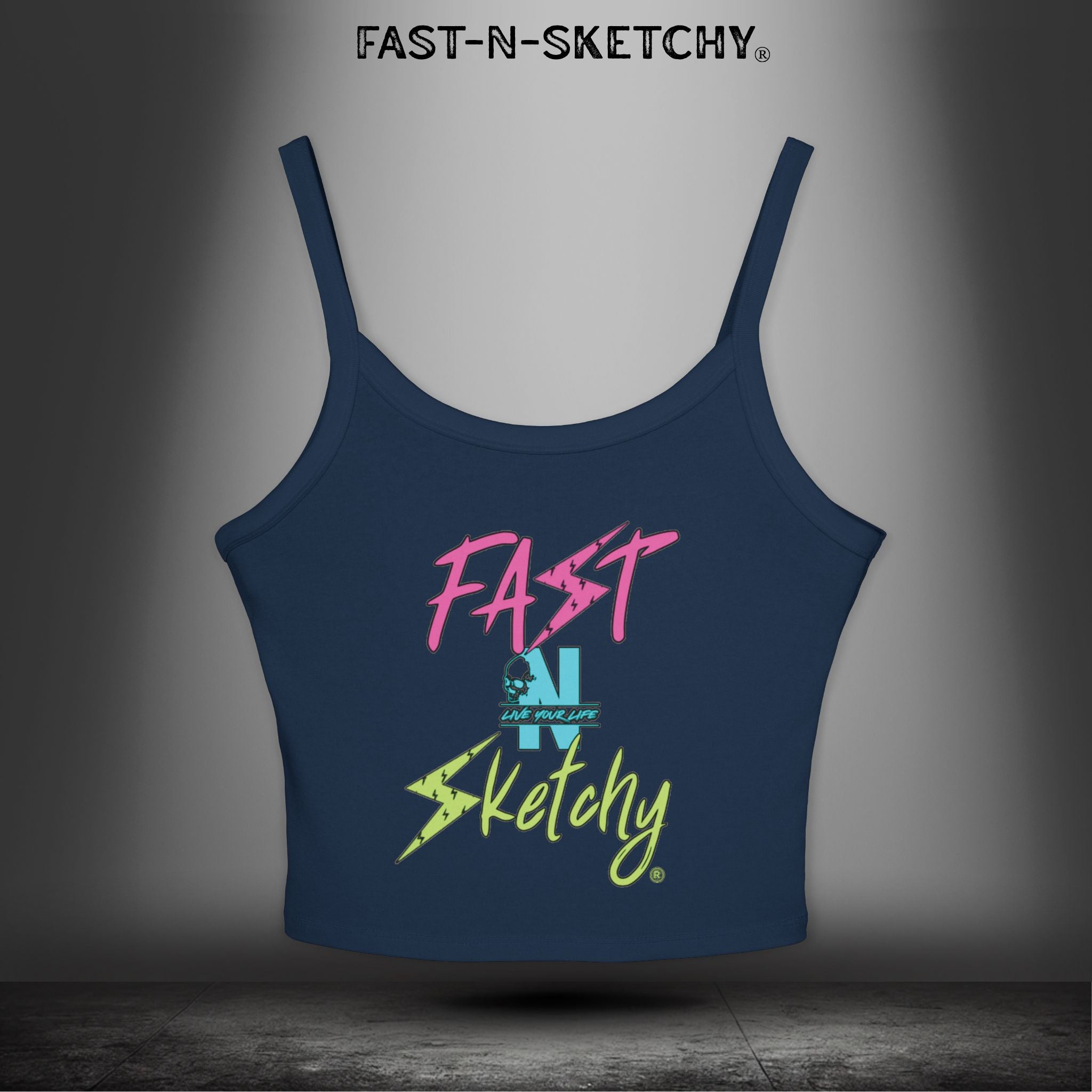 FAST-N-SKETCHY®: Spaghetti Strap Tank Top