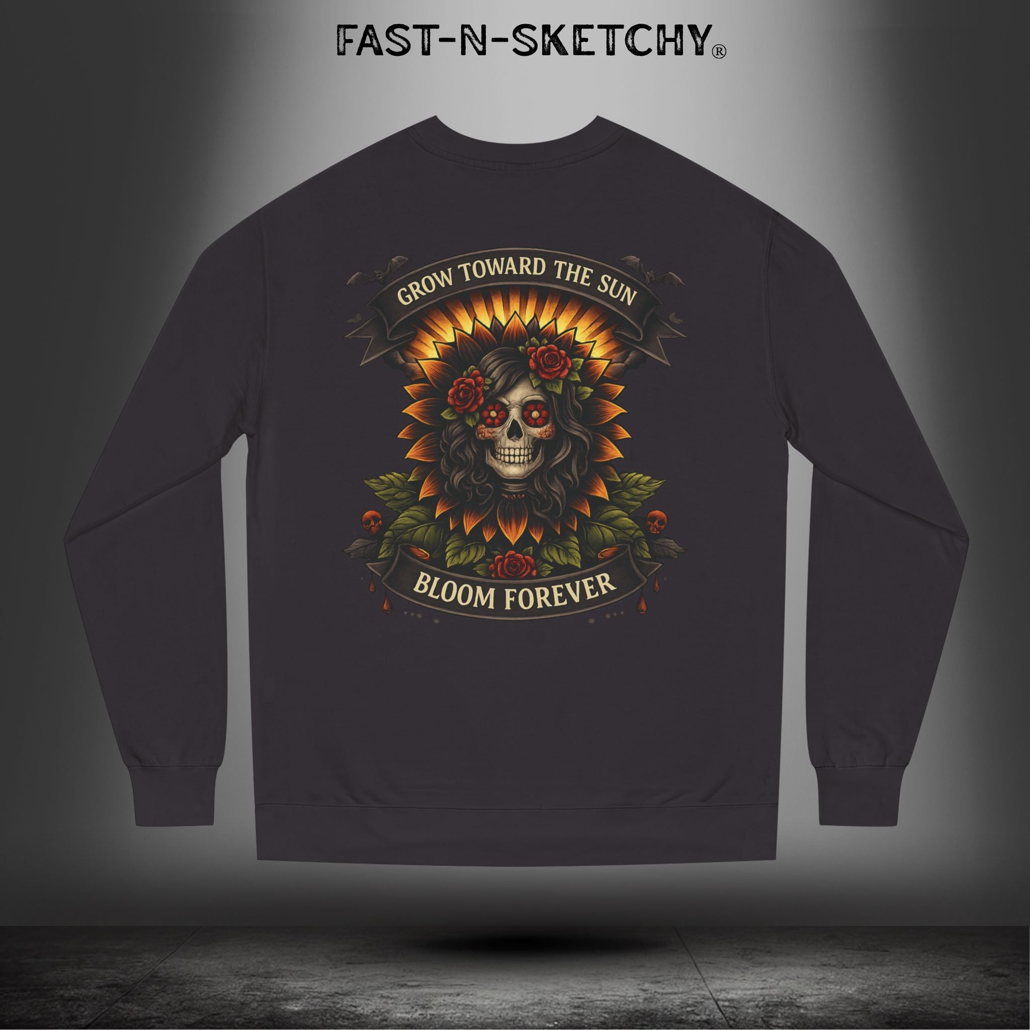 Grow Towards the Sun, Bloom Forever: Crewneck Sweatshirt