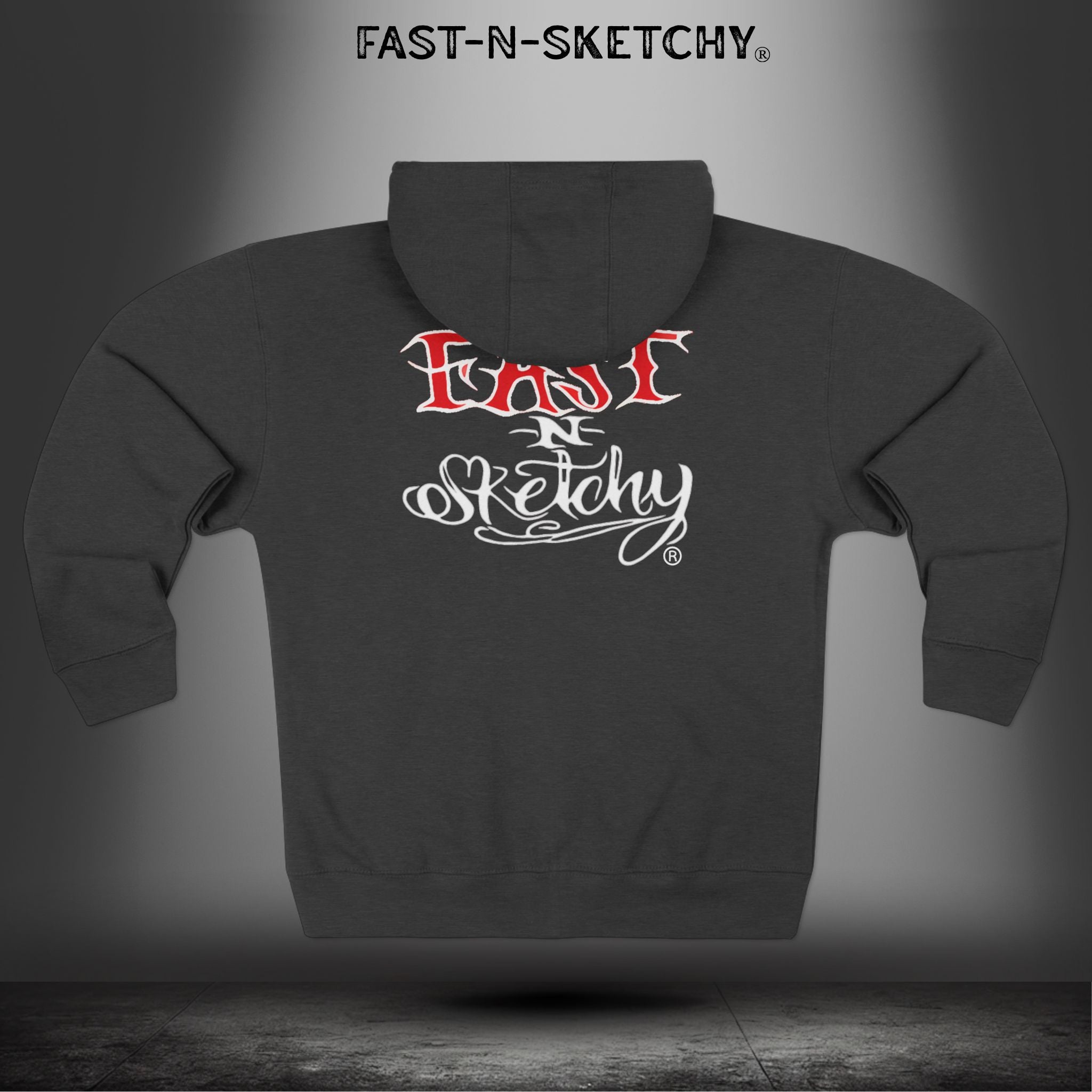 ORIGINAL FNS LOGO: Full Zip Hoodie