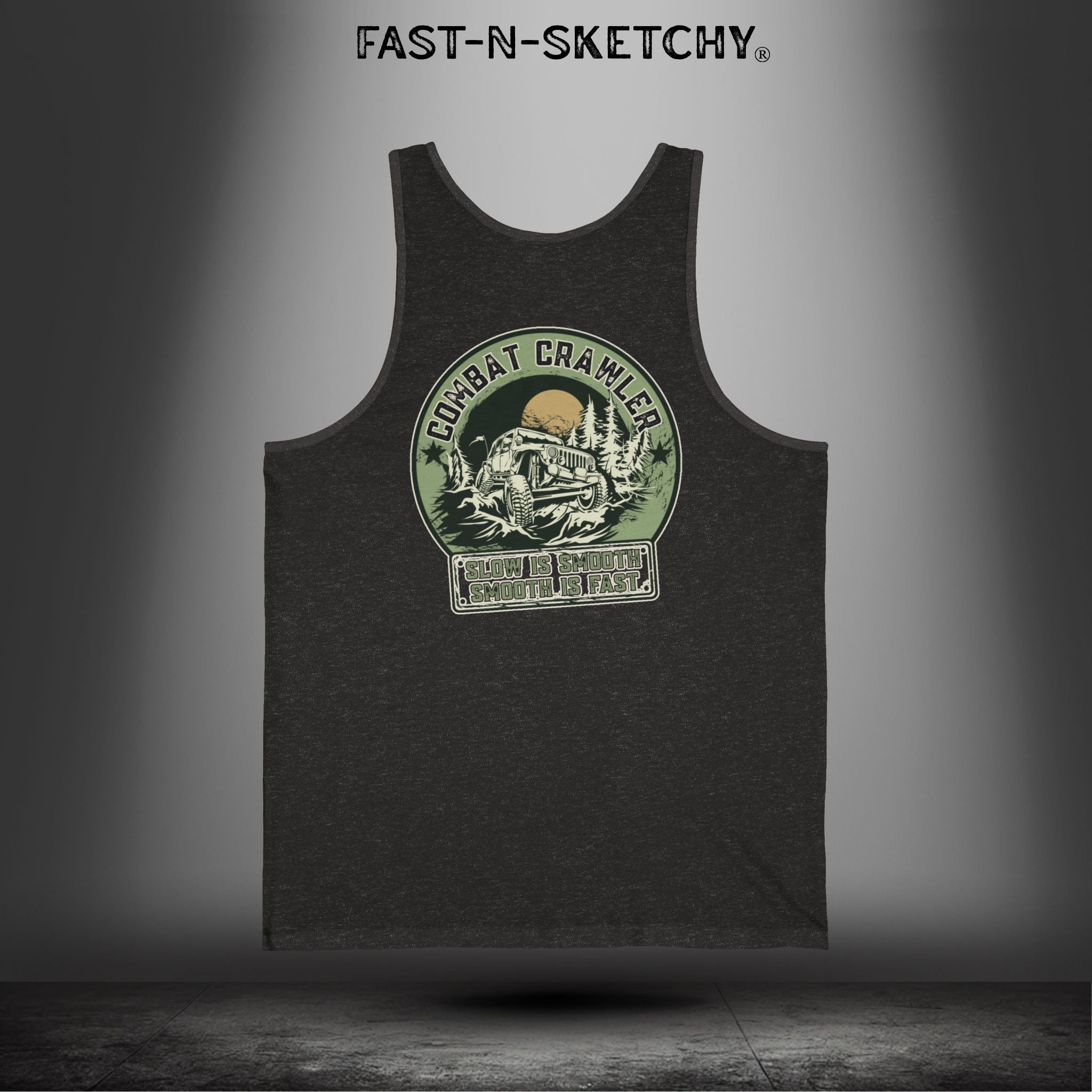 Combat Crawler - Slow is Smooth, Smooth is Fast (Jeep Edition) - Tank Top Unisex