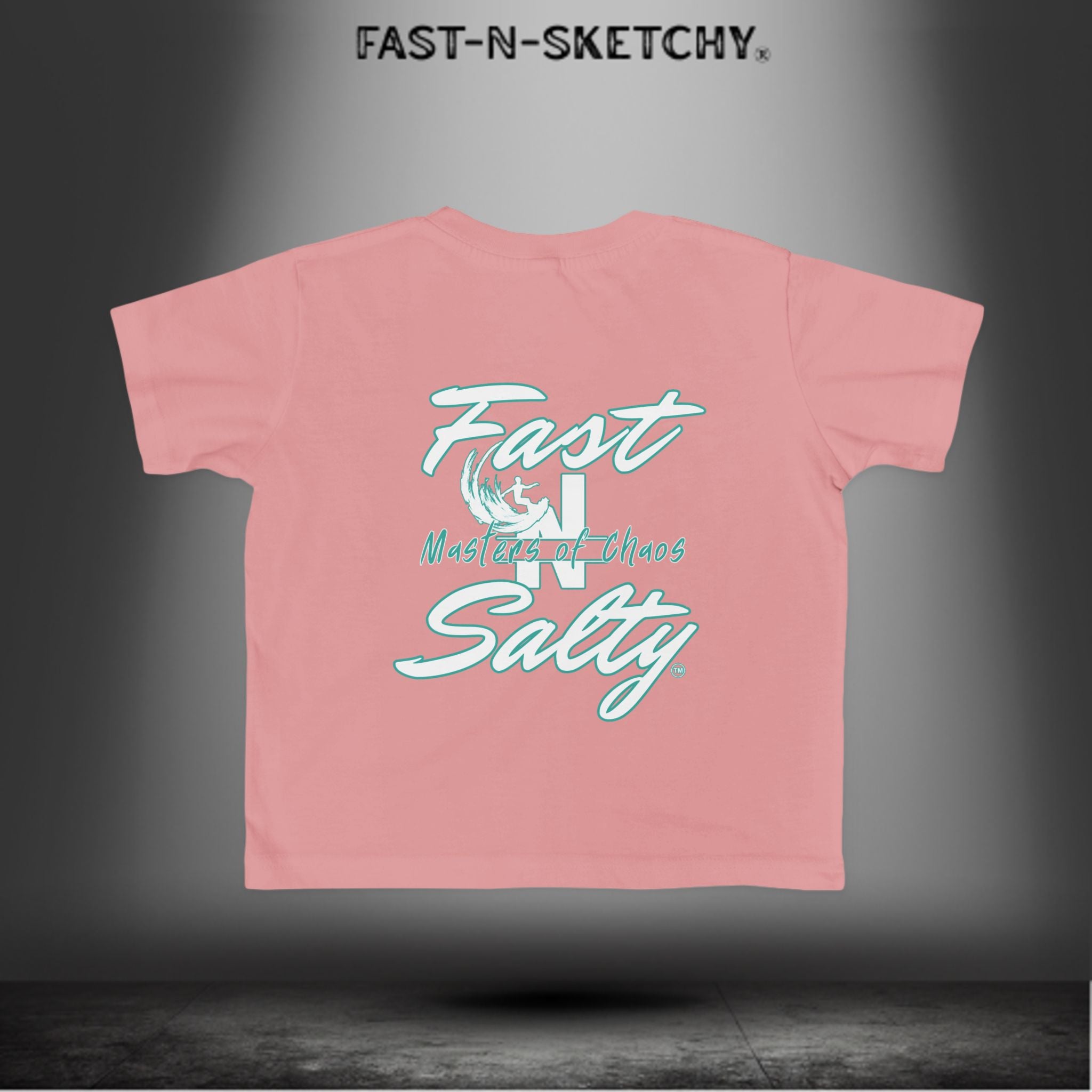 FAST-N-SALTY™ Salty & Sketchy – Toddler Tee | Saltwater in the Veins. Mischief in the Soul.
