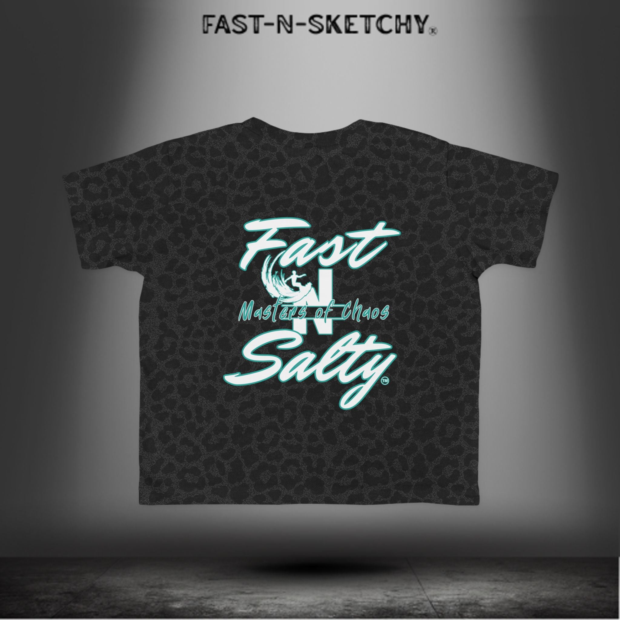 FAST-N-SALTY™ Salty & Sketchy – Toddler Tee | Saltwater in the Veins. Mischief in the Soul.