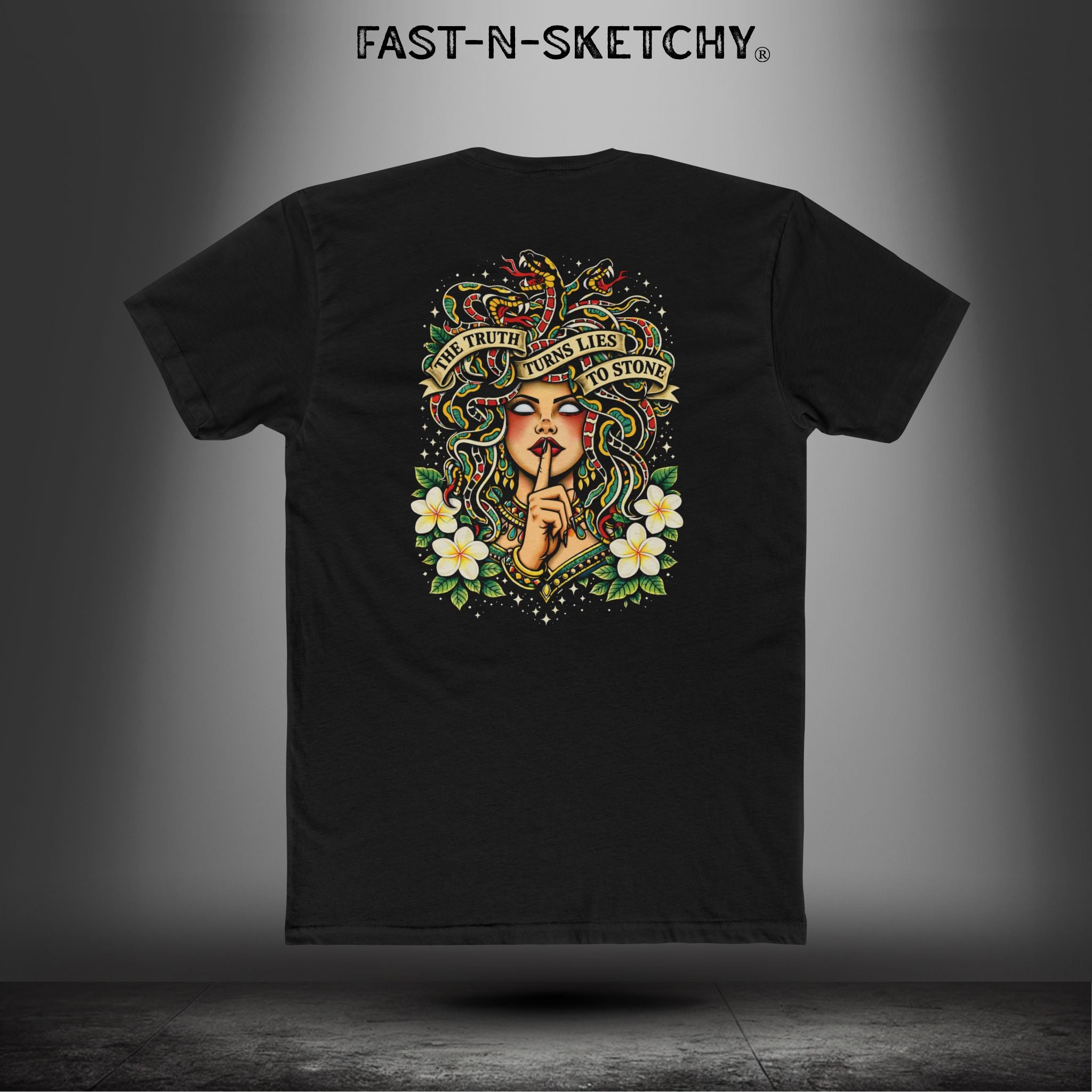 Medusa: The Truth Turns Lies to Stone - Relaxed Classic Tee