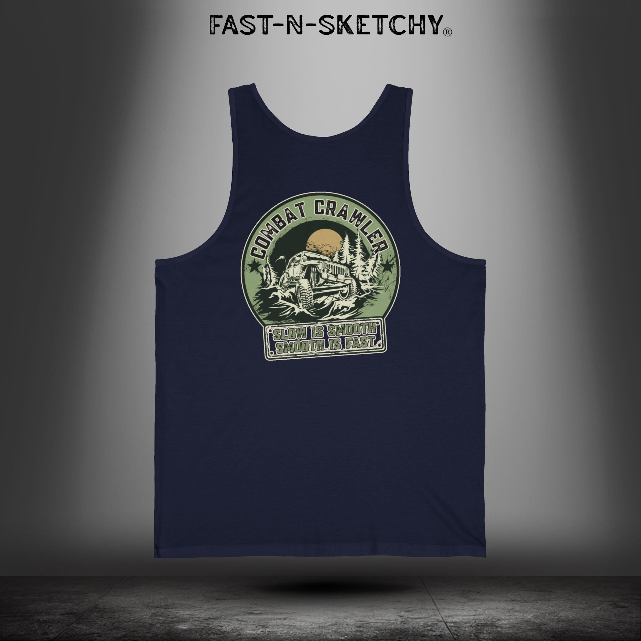 Combat Crawler - Slow is Smooth, Smooth is Fast (Jeep Edition) - Tank Top Unisex