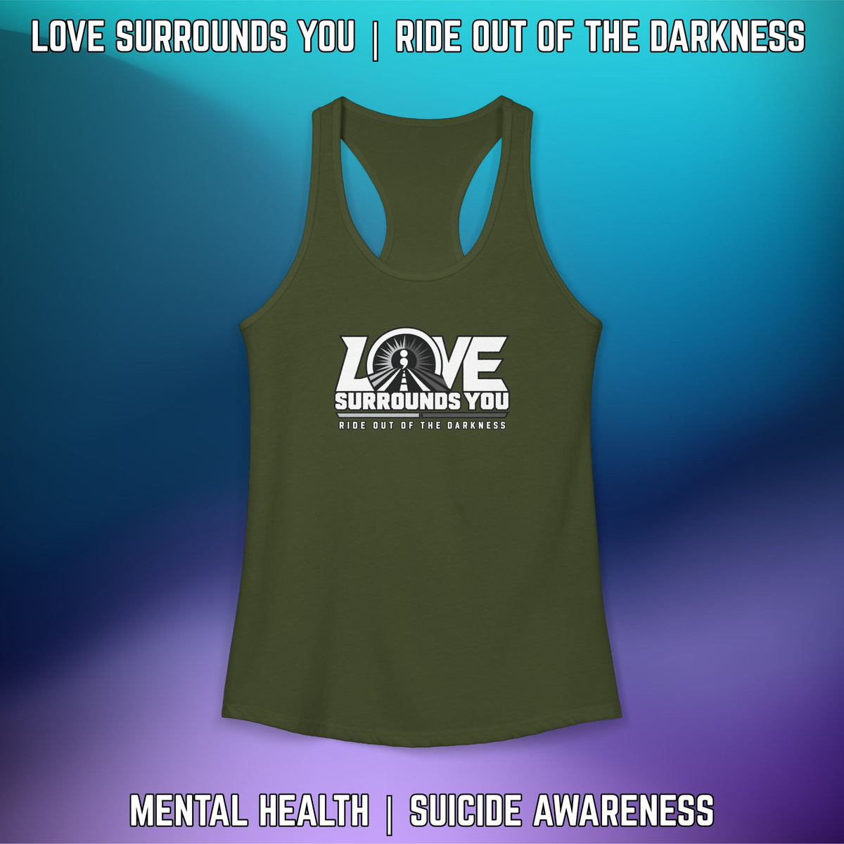 If You're Looking for a Sign.... QR Code Women's Ideal Racerback Tank - LSY