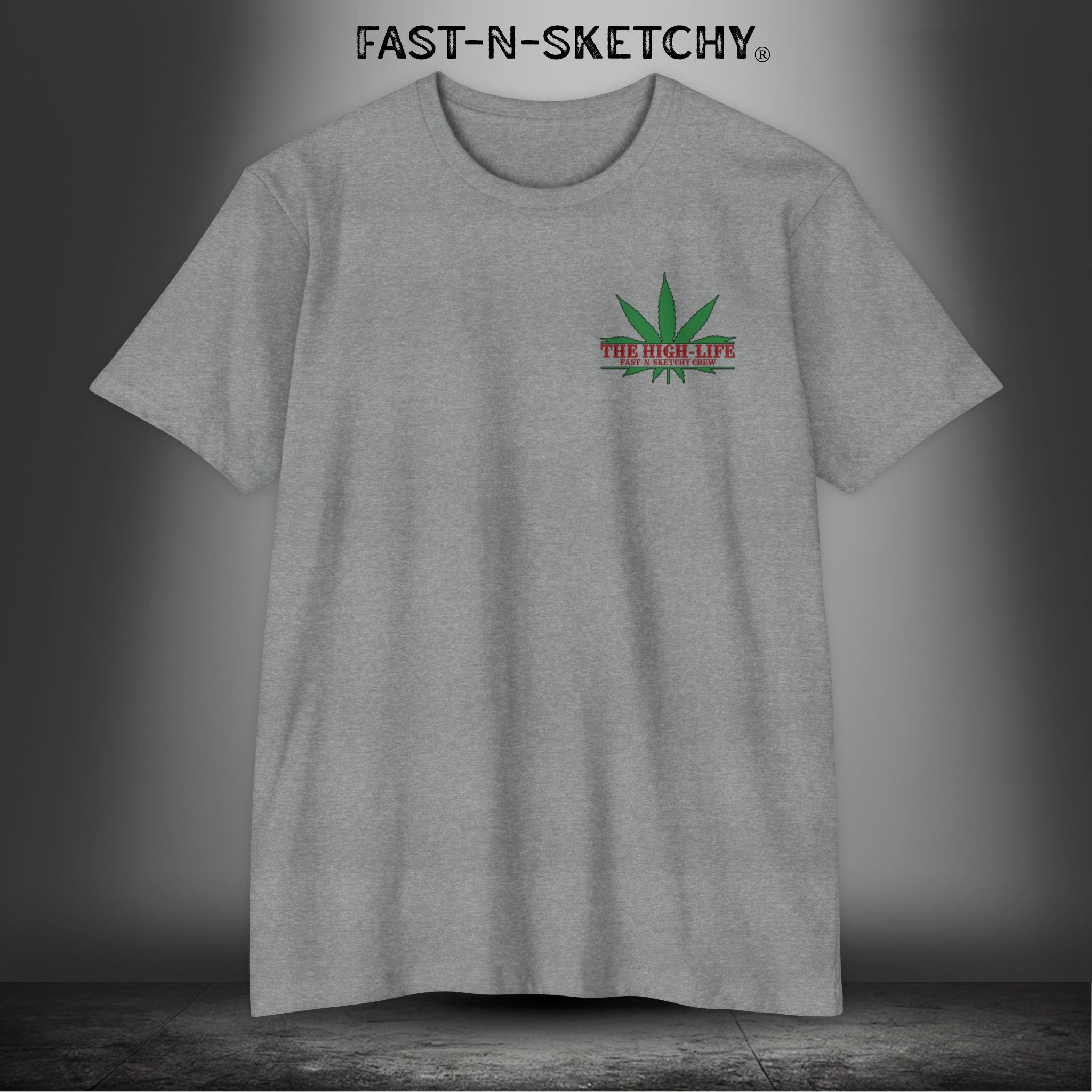 The Highlife: Roll Fatties & Bang Baddies: Biker Edition Premium Fitted Tee