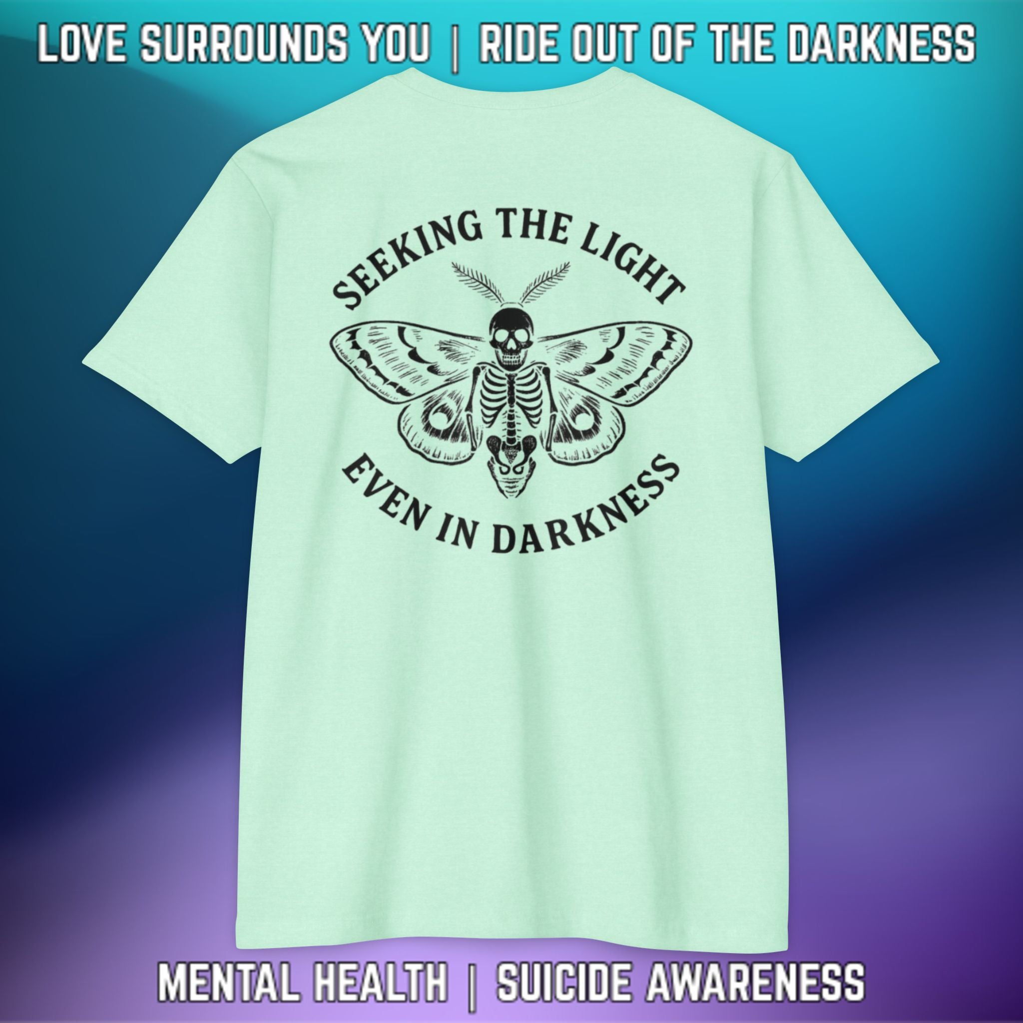 Seeking the Light, Even in Darkness #2 - T-Shirt Next Level 6210 - LSY