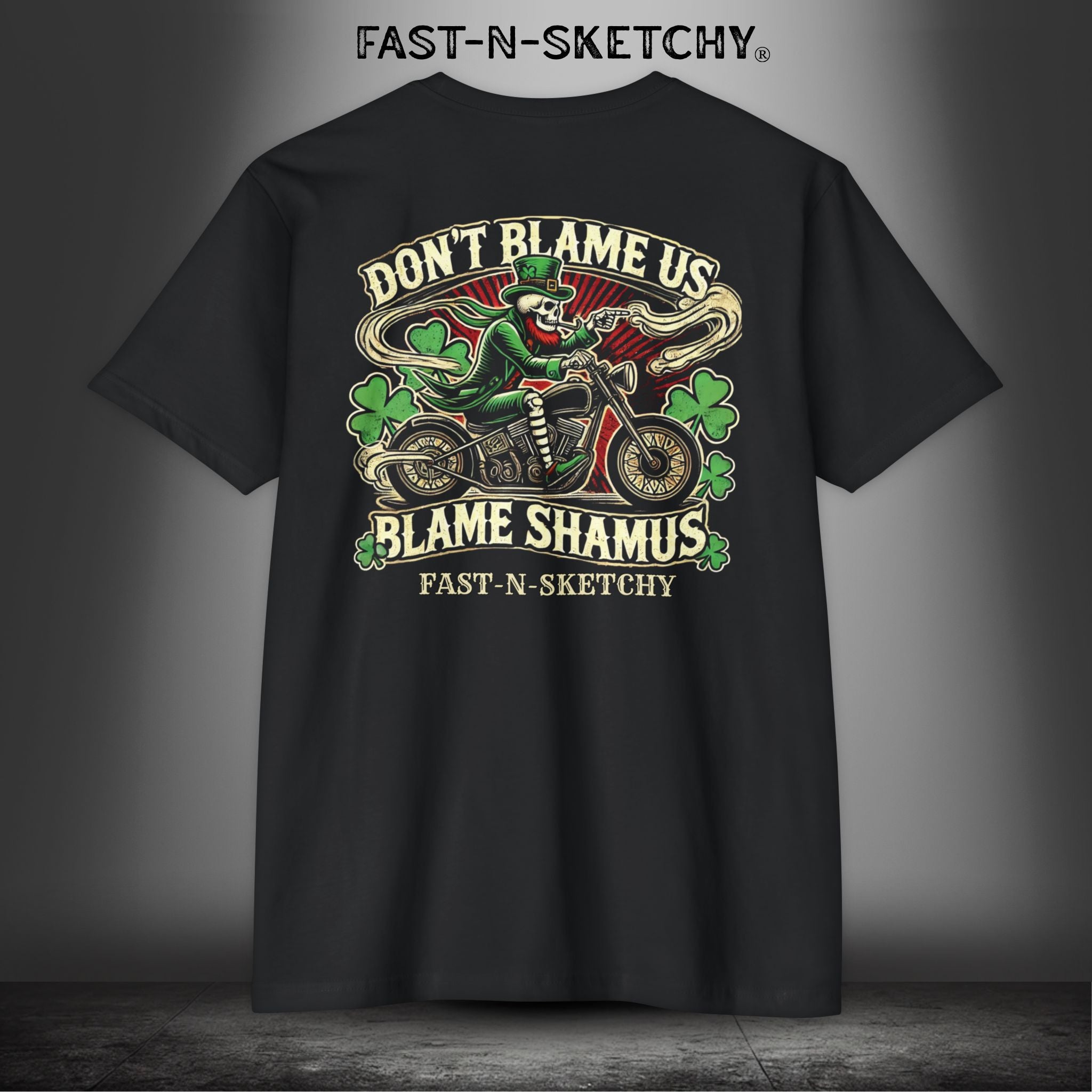 Don't Blame Us, Blame Shamus - T-shirt Next Level