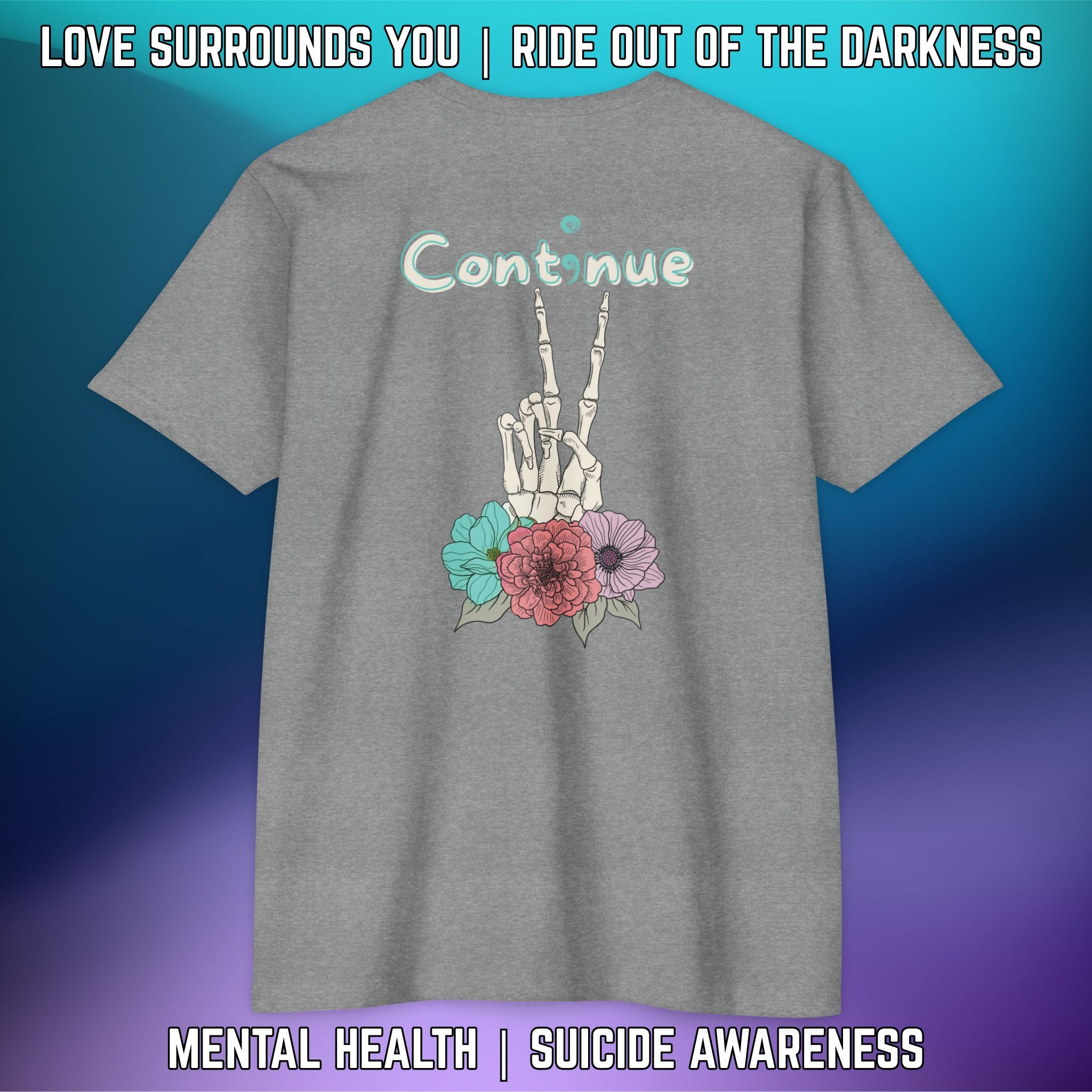 CONTINUE SEMI-COLON: T-Shirt Next Level 6210 - LSY