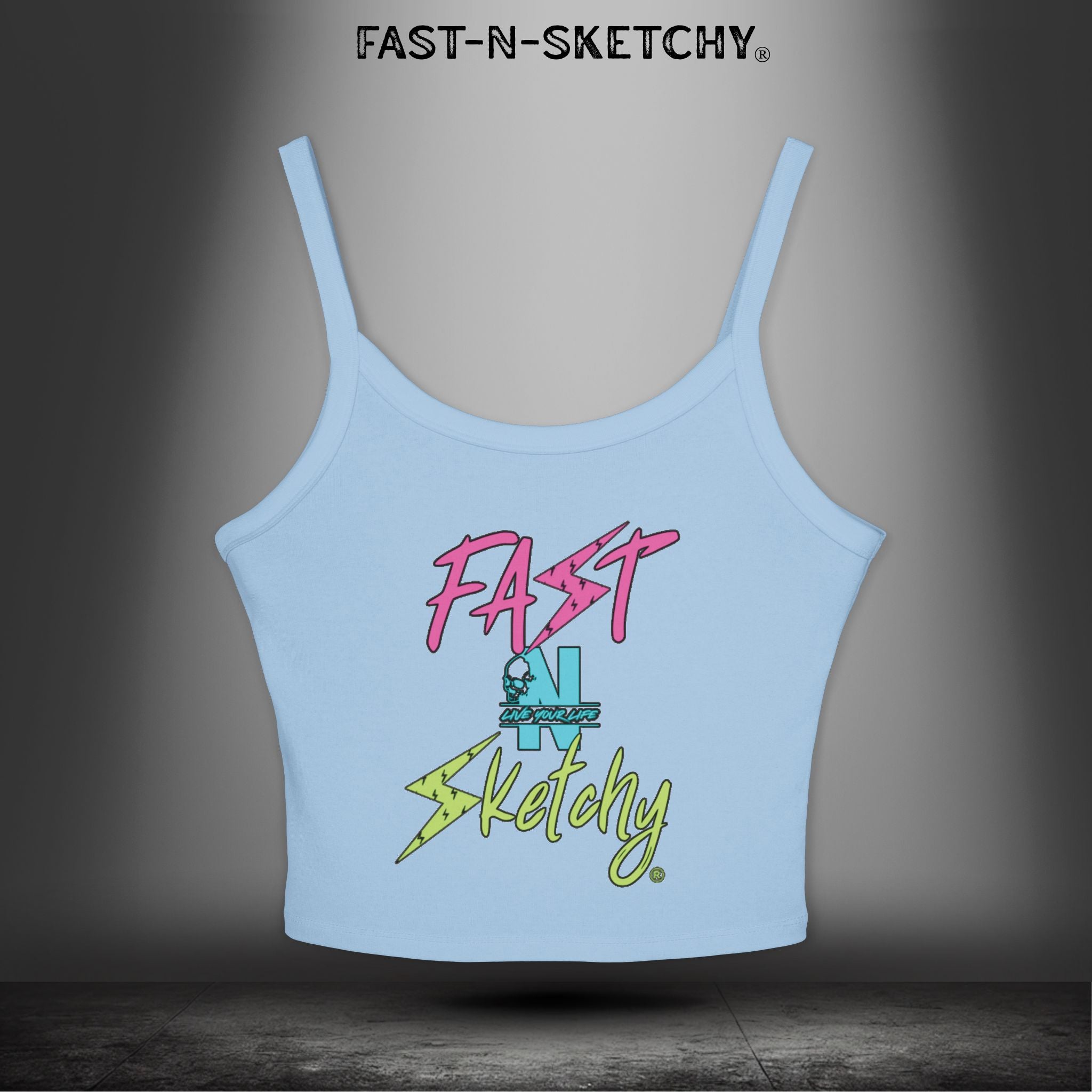 FAST-N-SKETCHY®: Spaghetti Strap Tank Top
