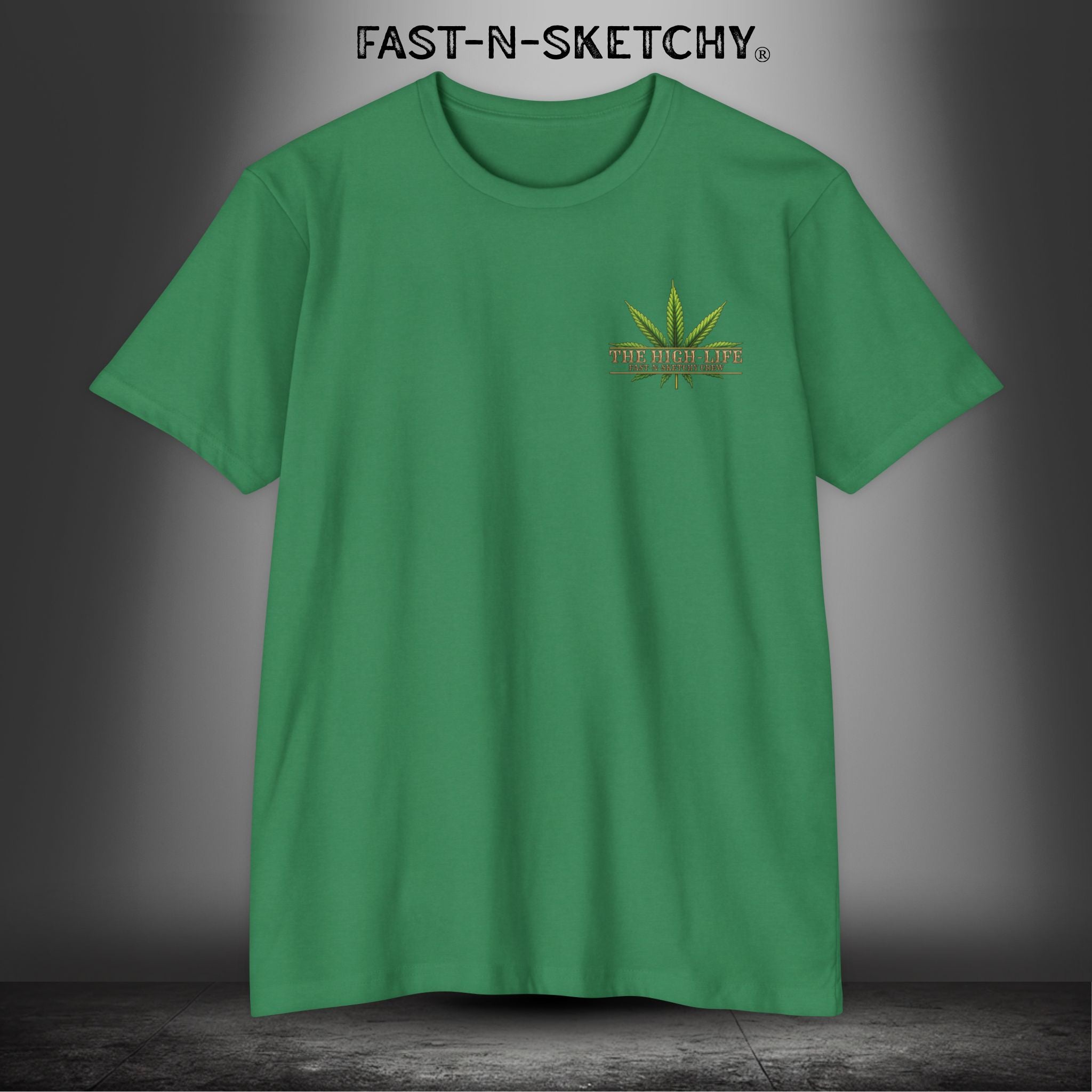 The Highlife: Roll Fatties & Bang Baddies: Biker Edition Premium Fitted Tee