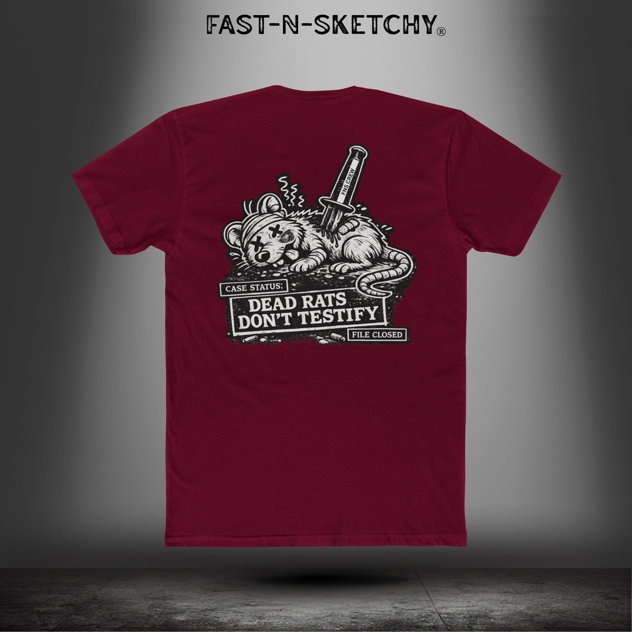 Dead Rats Don't Testify: Biker Edition Relaxed Classic Tee