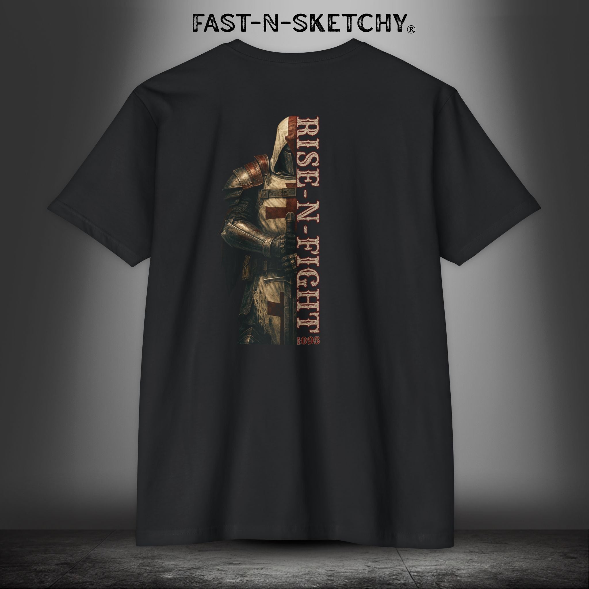 Rise-N-Fight: Military Edition Premium Fitted Tee