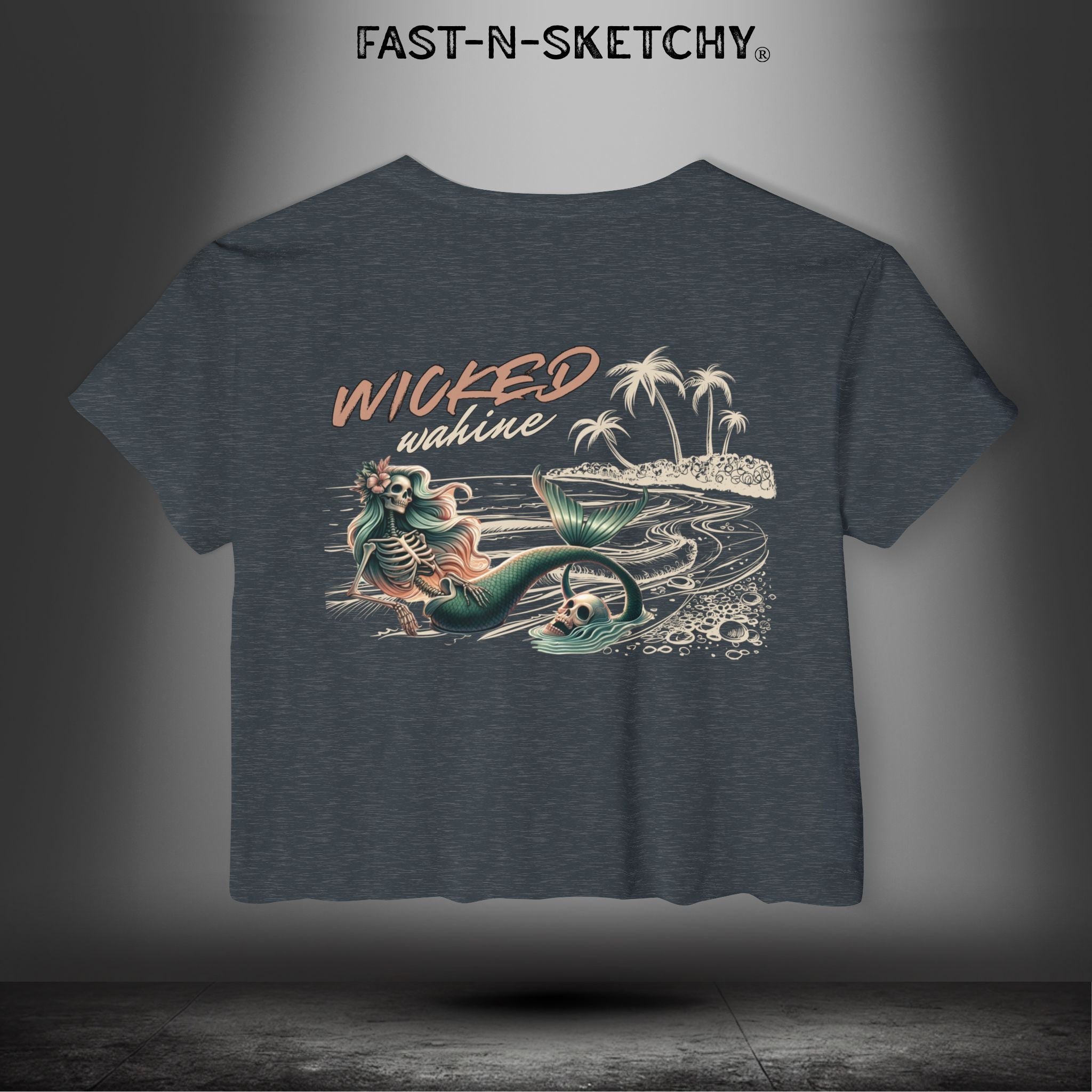 Wicked Wahine - FAST-N-SALTY - Crop Top