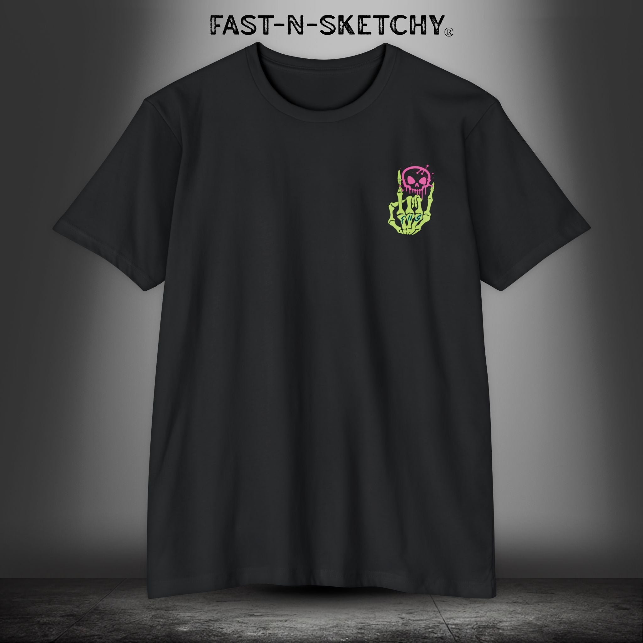 FAST-N-SKETCHY®: T-shirt Next Level 6210 (Hot Colors)