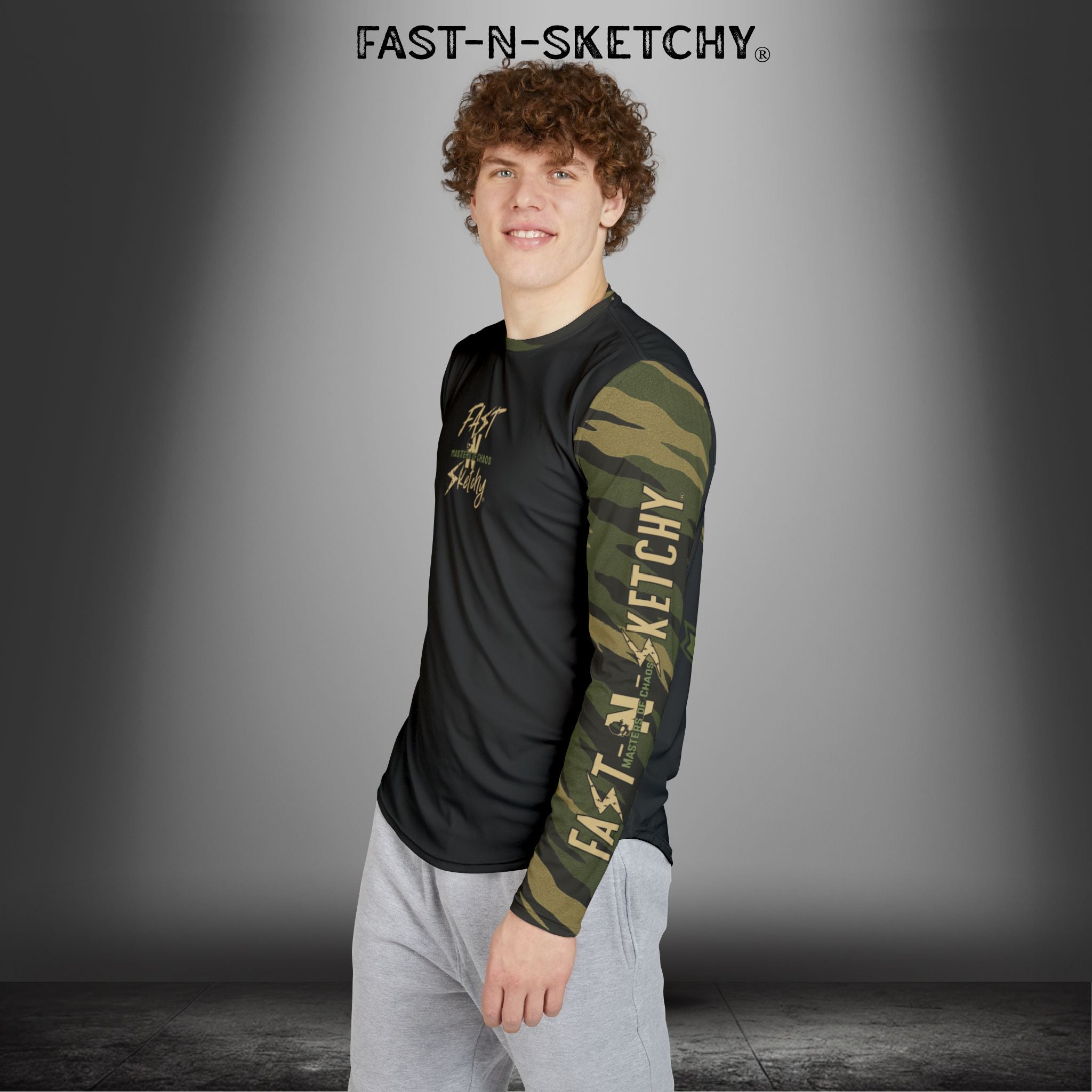 Paratrooper, Not a Dirty Leg: Military Edition - UV Riding/Outdoor Long-Sleeve Tee