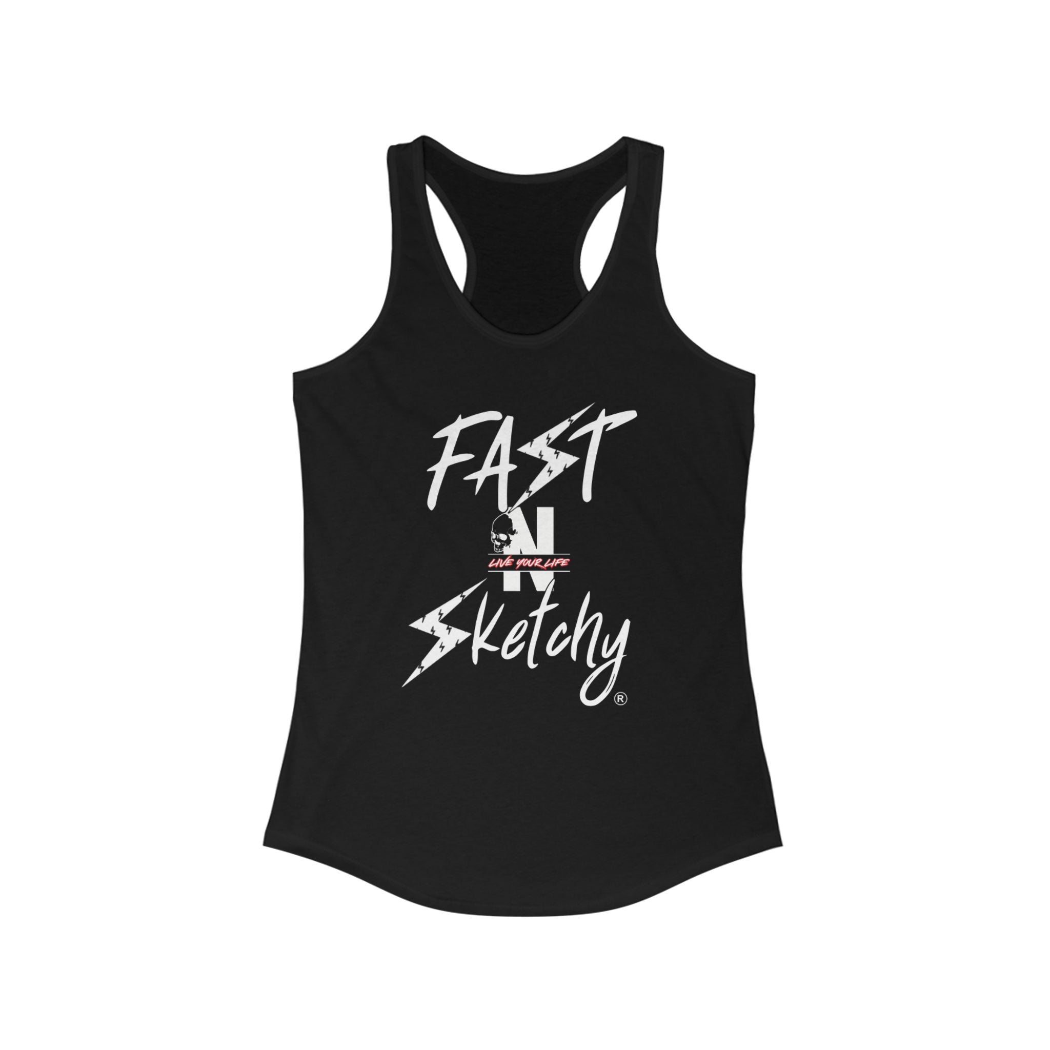 FAST-N-SKETCHY® - Racerback Tank Top - Women's