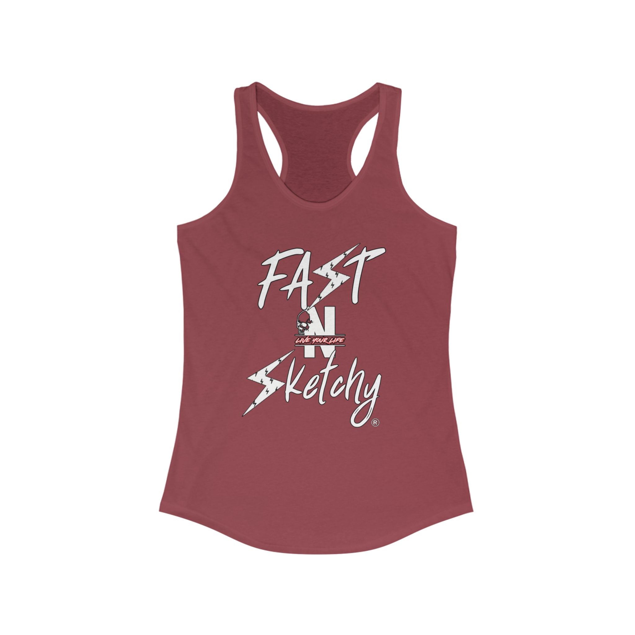 FAST-N-SKETCHY® - Racerback Tank Top - Women's