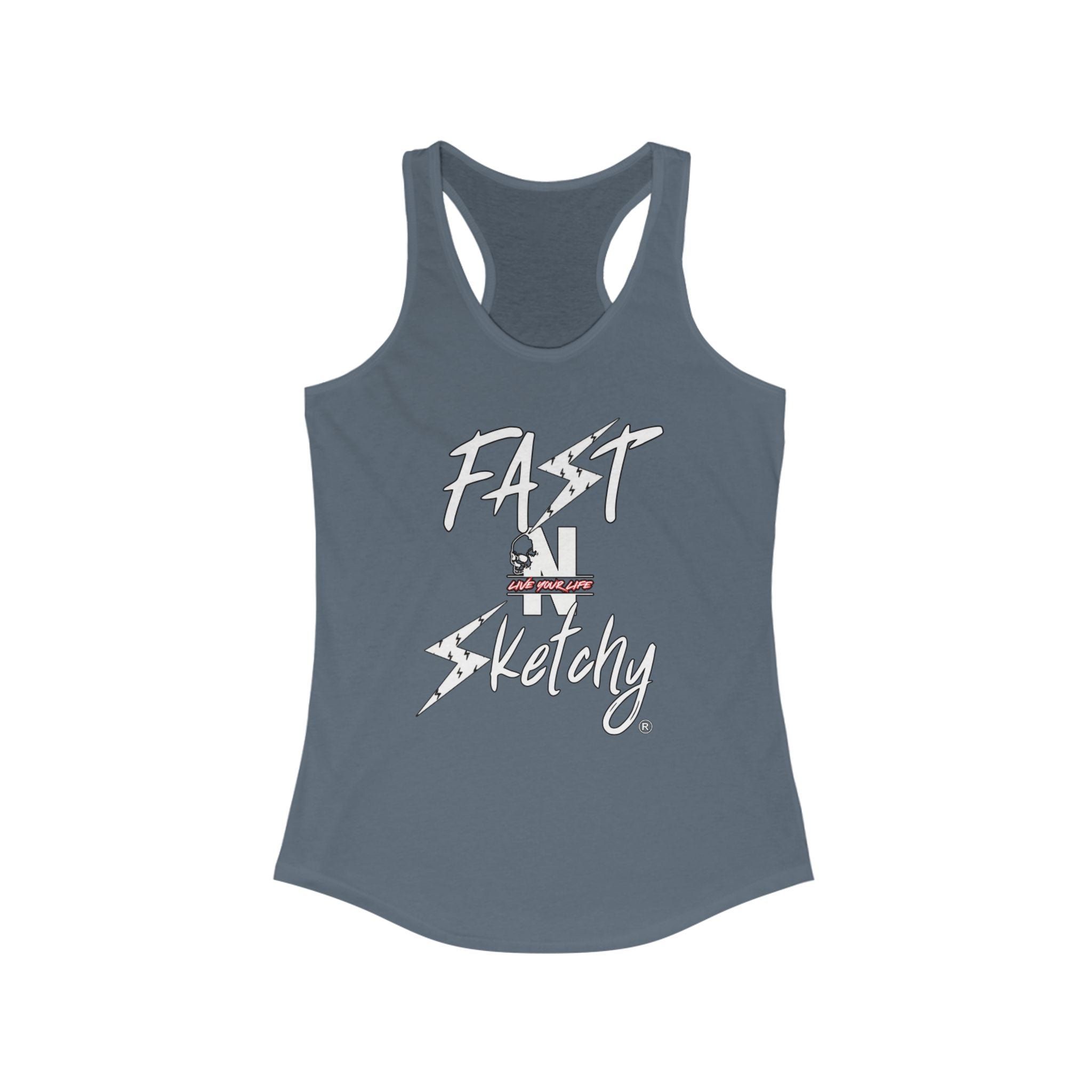FAST-N-SKETCHY® - Racerback Tank Top - Women's