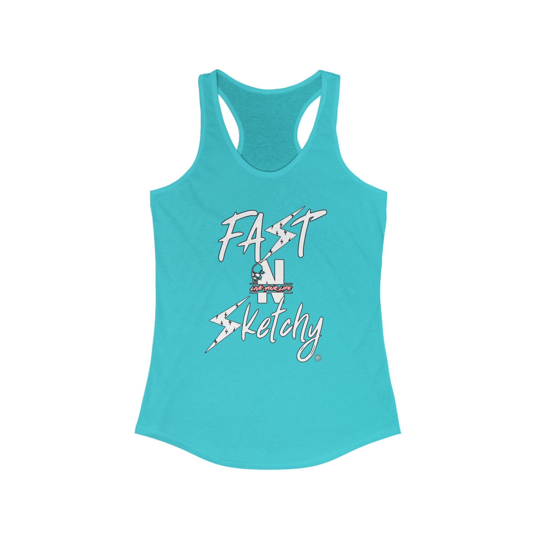 FAST-N-SKETCHY® - Racerback Tank Top - Women's