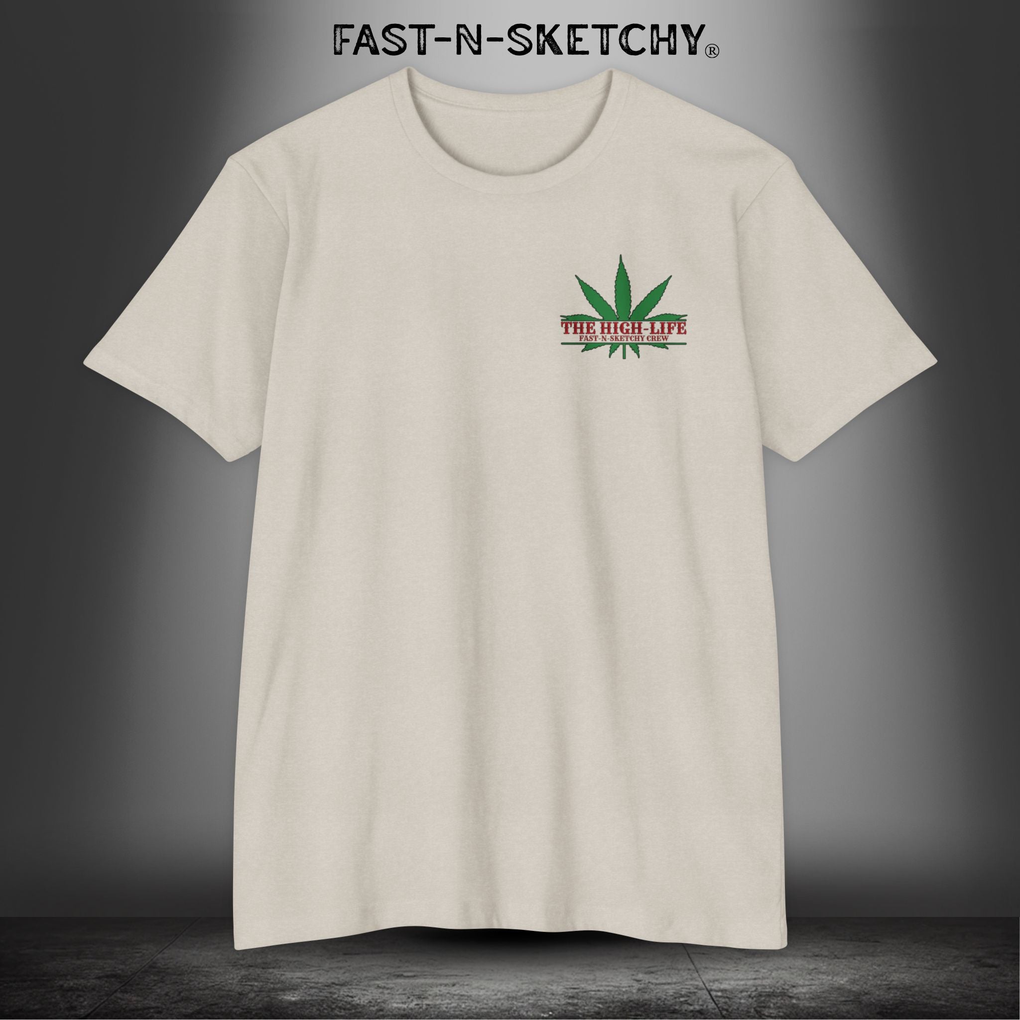 The Highlife: Roll Fatties & Bang Baddies: Biker Edition Premium Fitted Tee