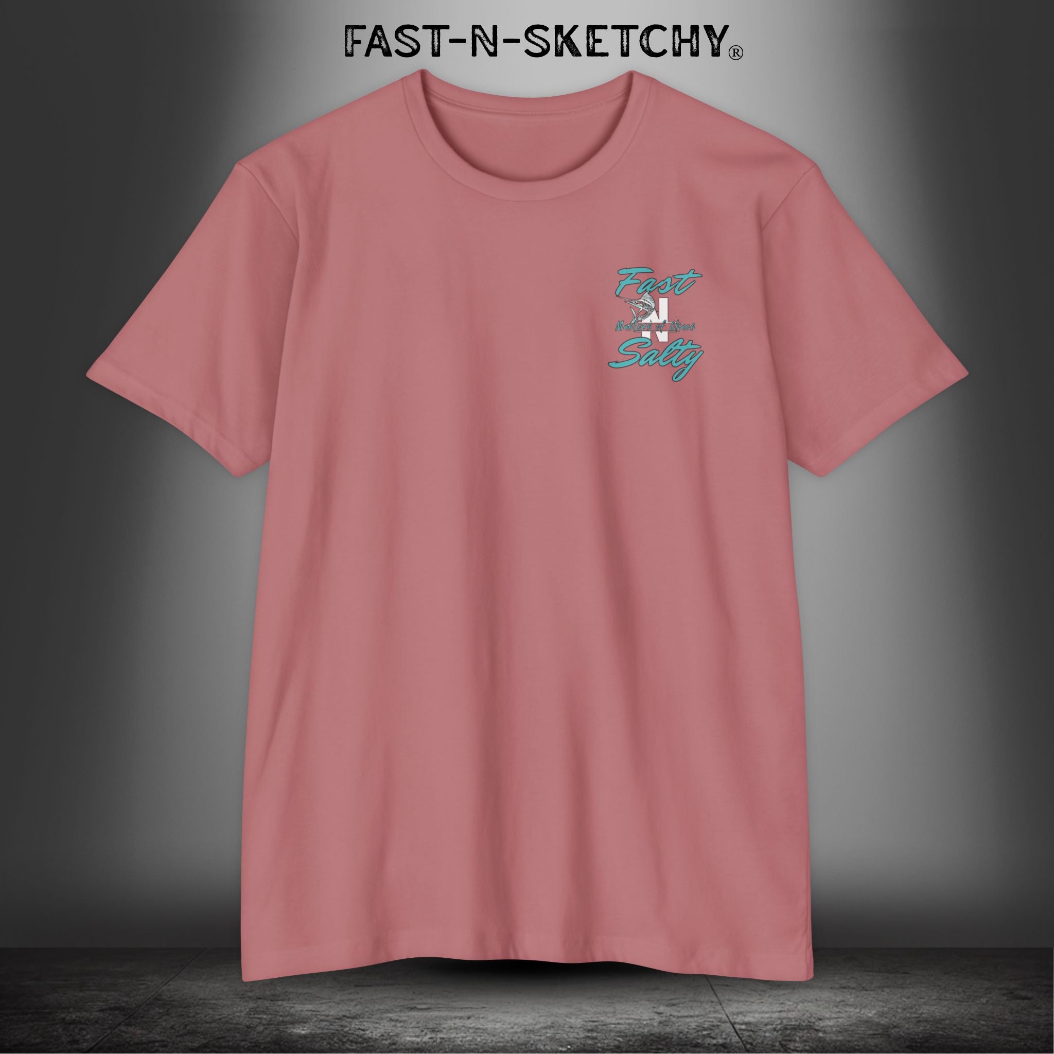 Fast-n-Salty Circle Logo - T-Shirt Next Level 6210