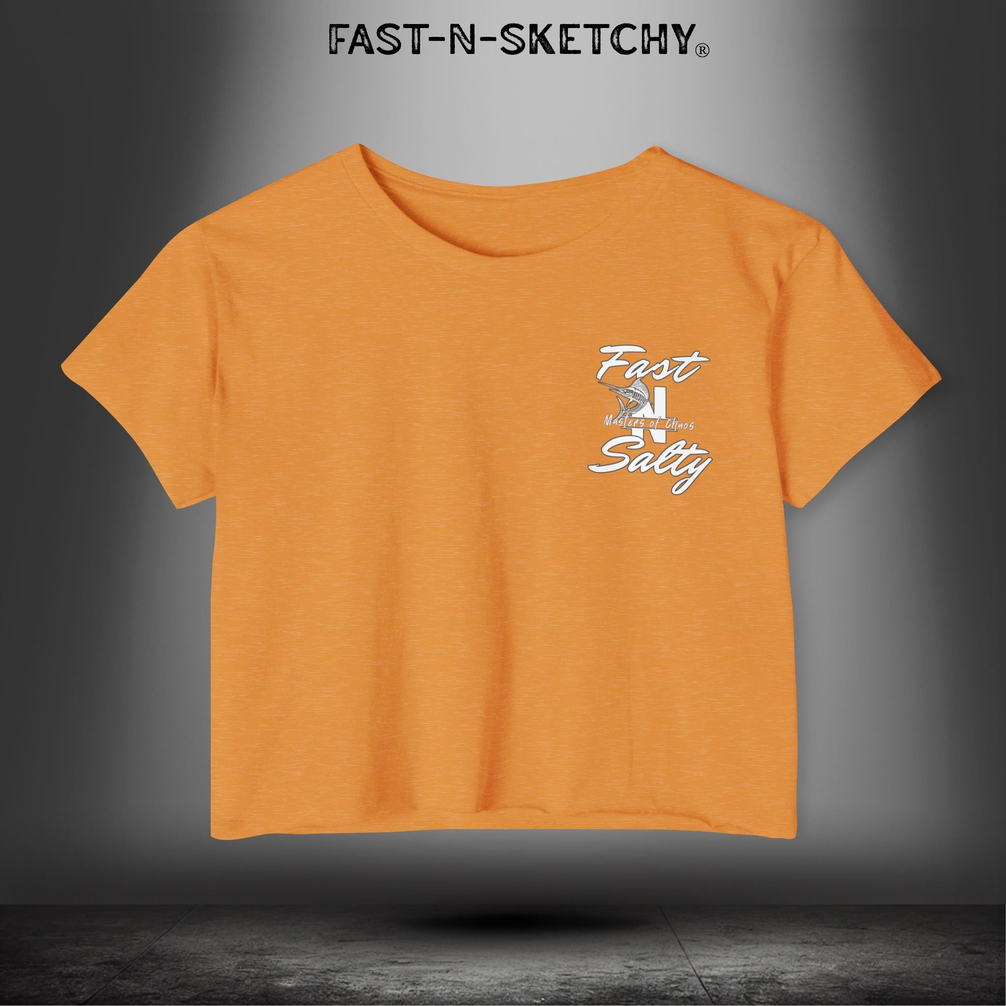 WE GREW HERE, YOU FLEW HERE, GO AWAY: Crop Top (Medium-Weight)