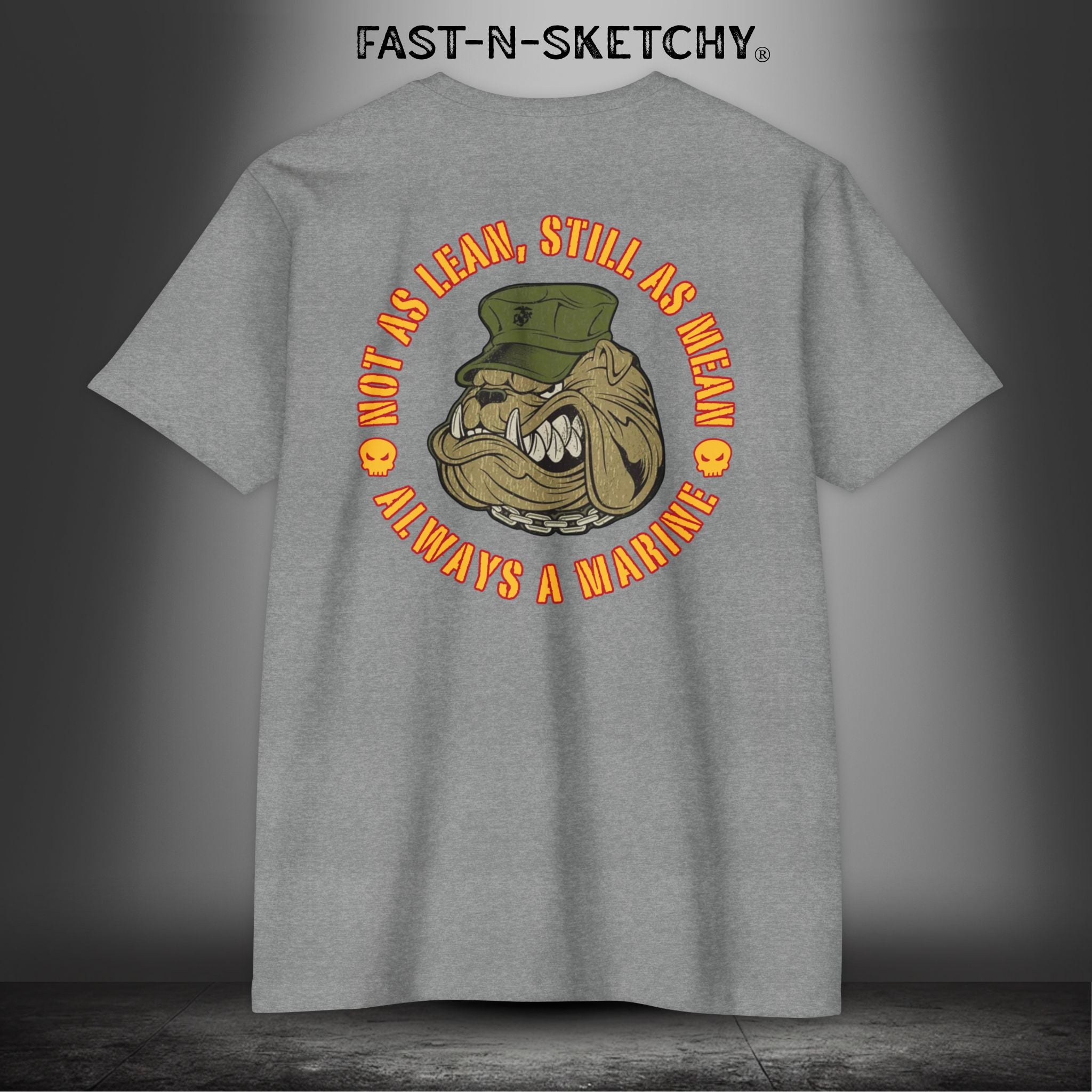Devil Dog: Not as Lean, Still as Mean, Always a Marine - T-Shirt