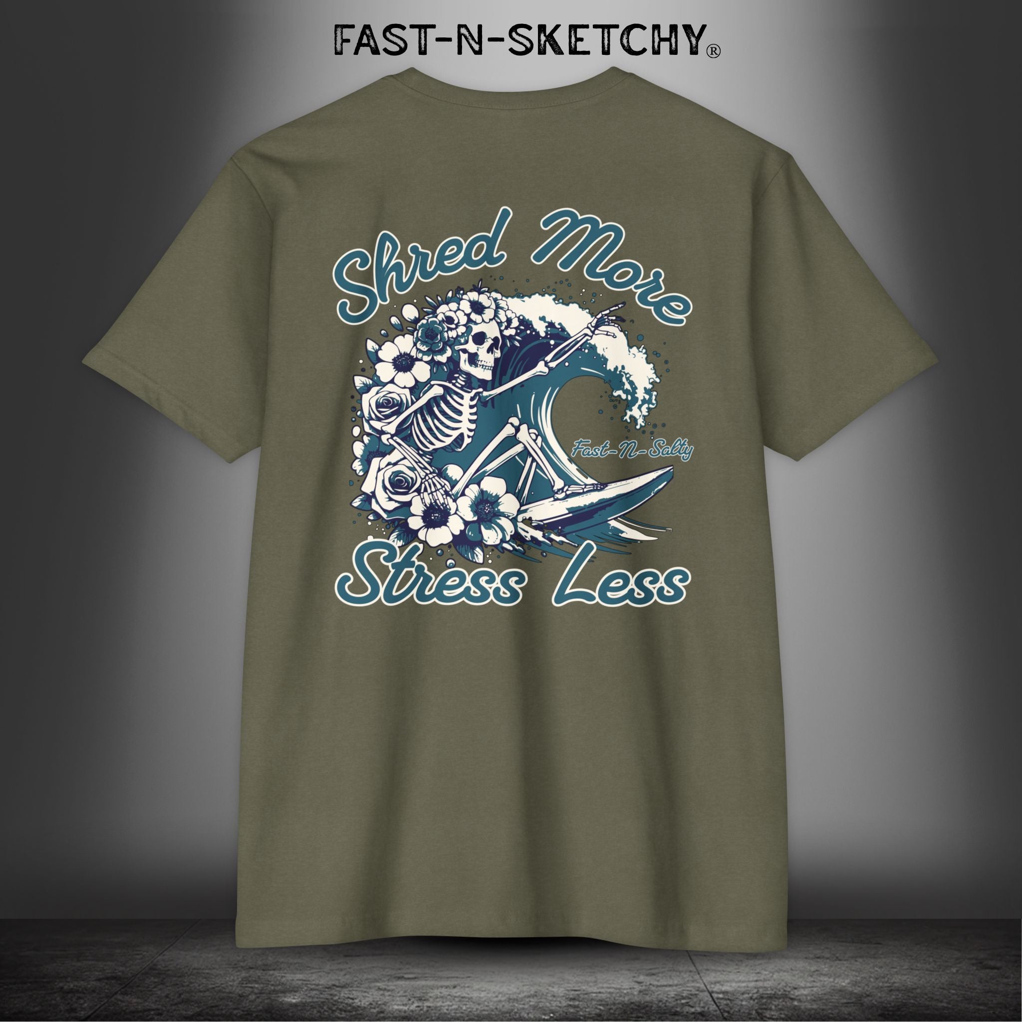 SHRED MORE & STRESS LESS: T-Shirt