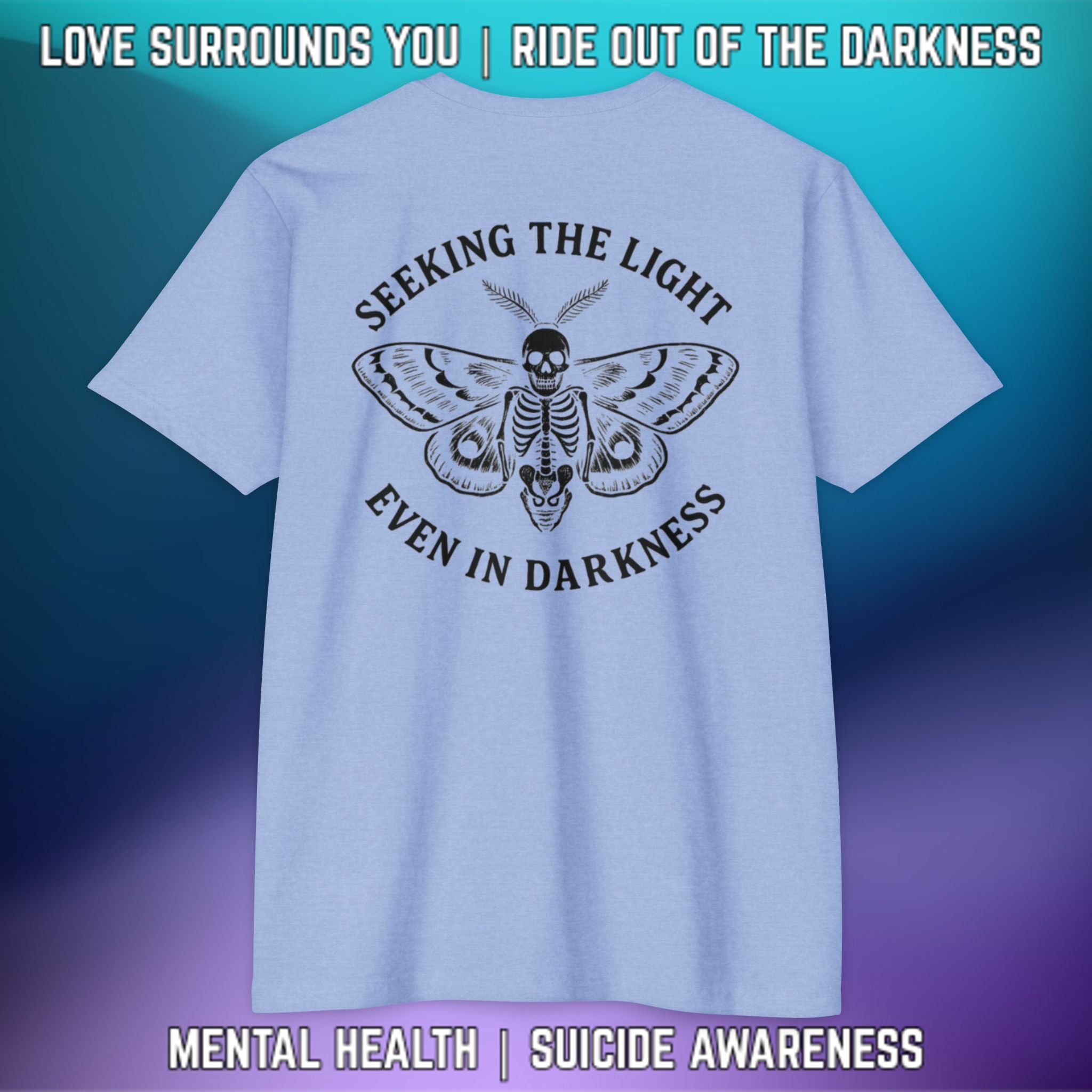 Seeking the Light, Even in Darkness #2 - T-Shirt Next Level 6210 - LSY