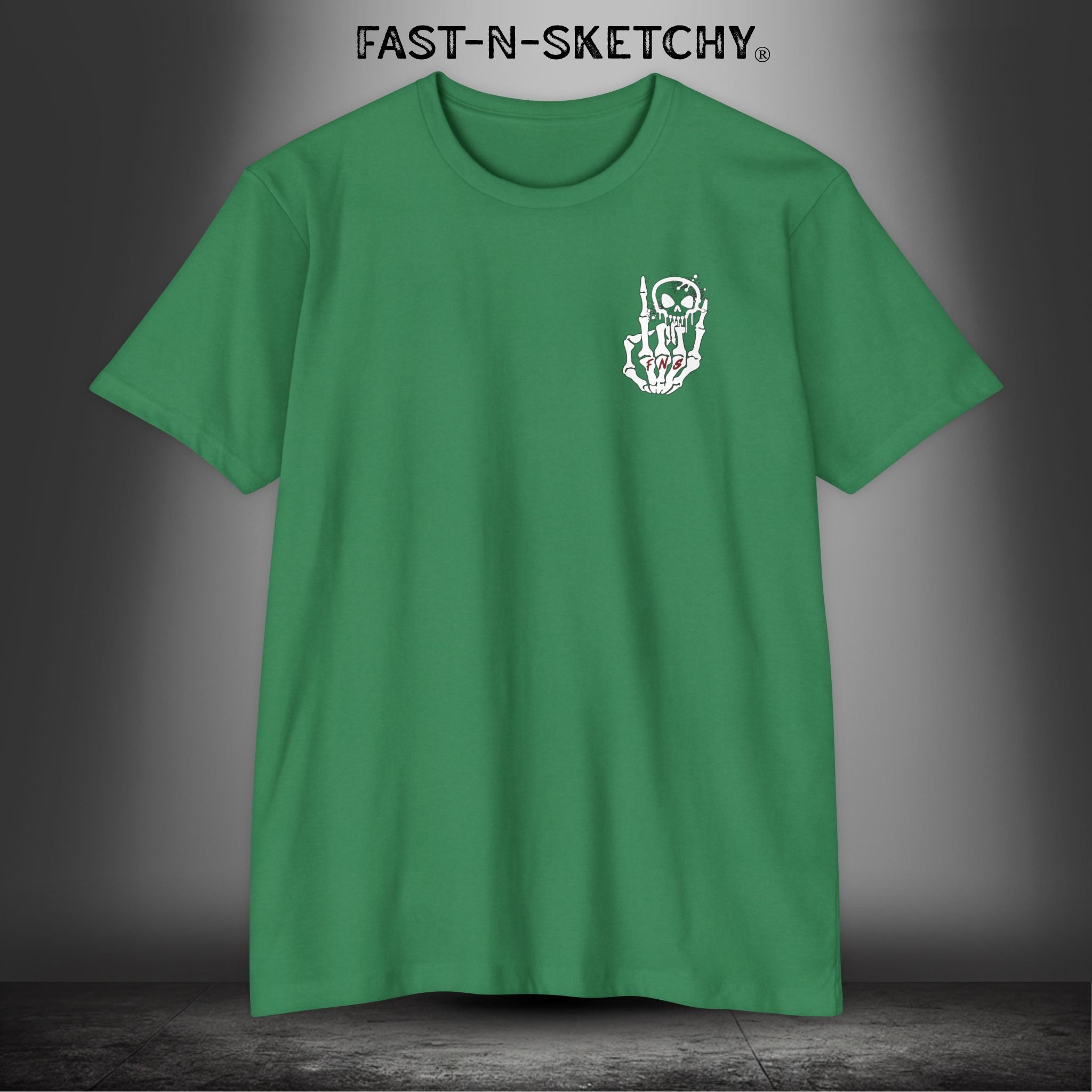Fast-N-Sketchy Logo Premium Fitted Tee