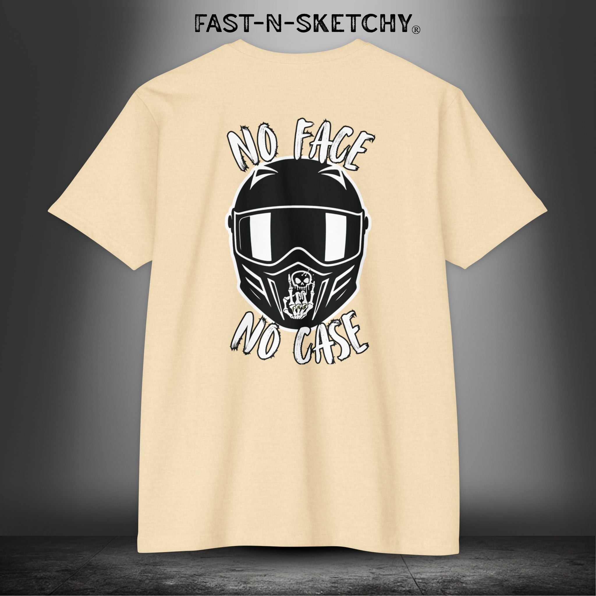 No Face, No Case: FAST-N-SKETCHY - T-Shirt