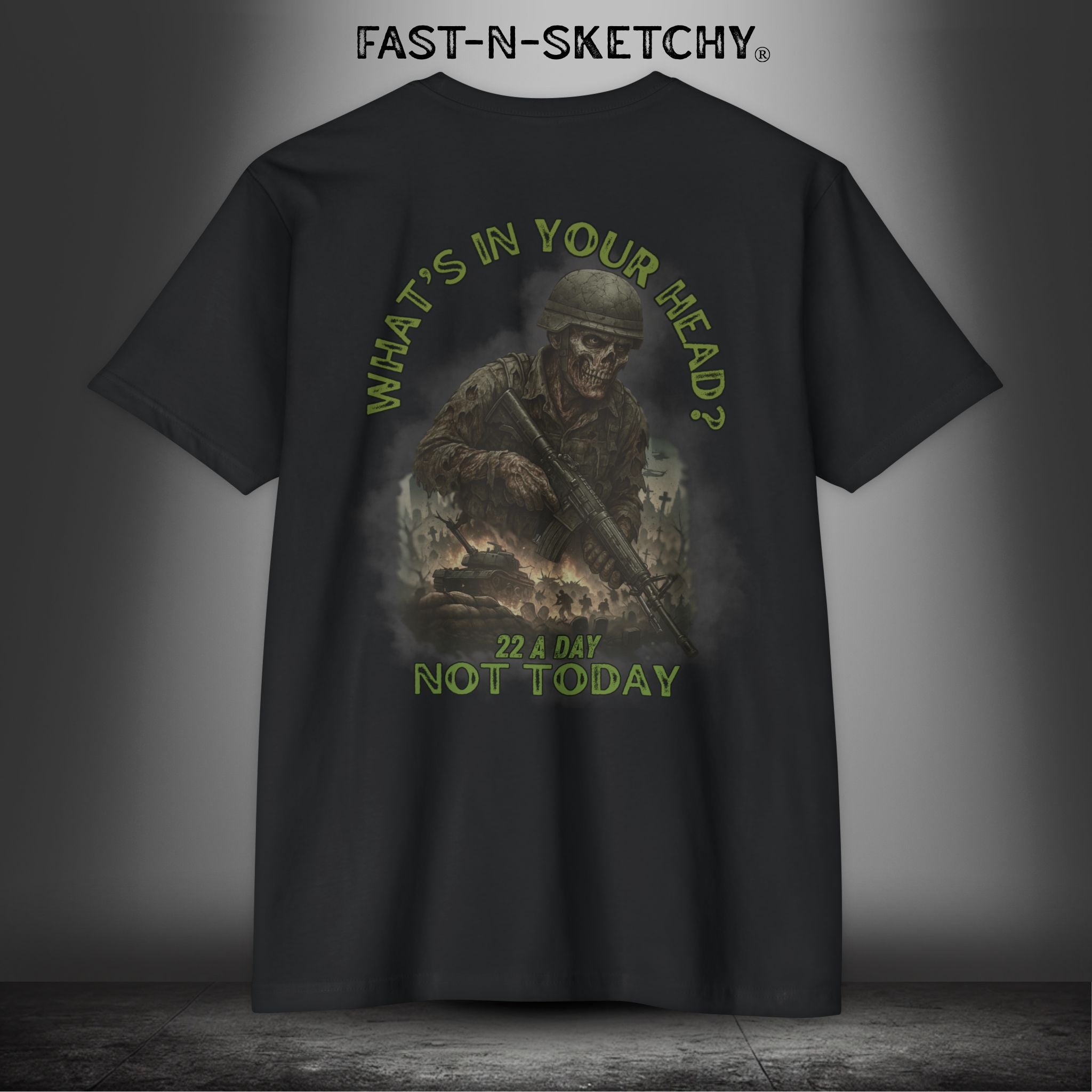 What's In Your Head? 22 a Day, Not Today! Zombie Military Edition