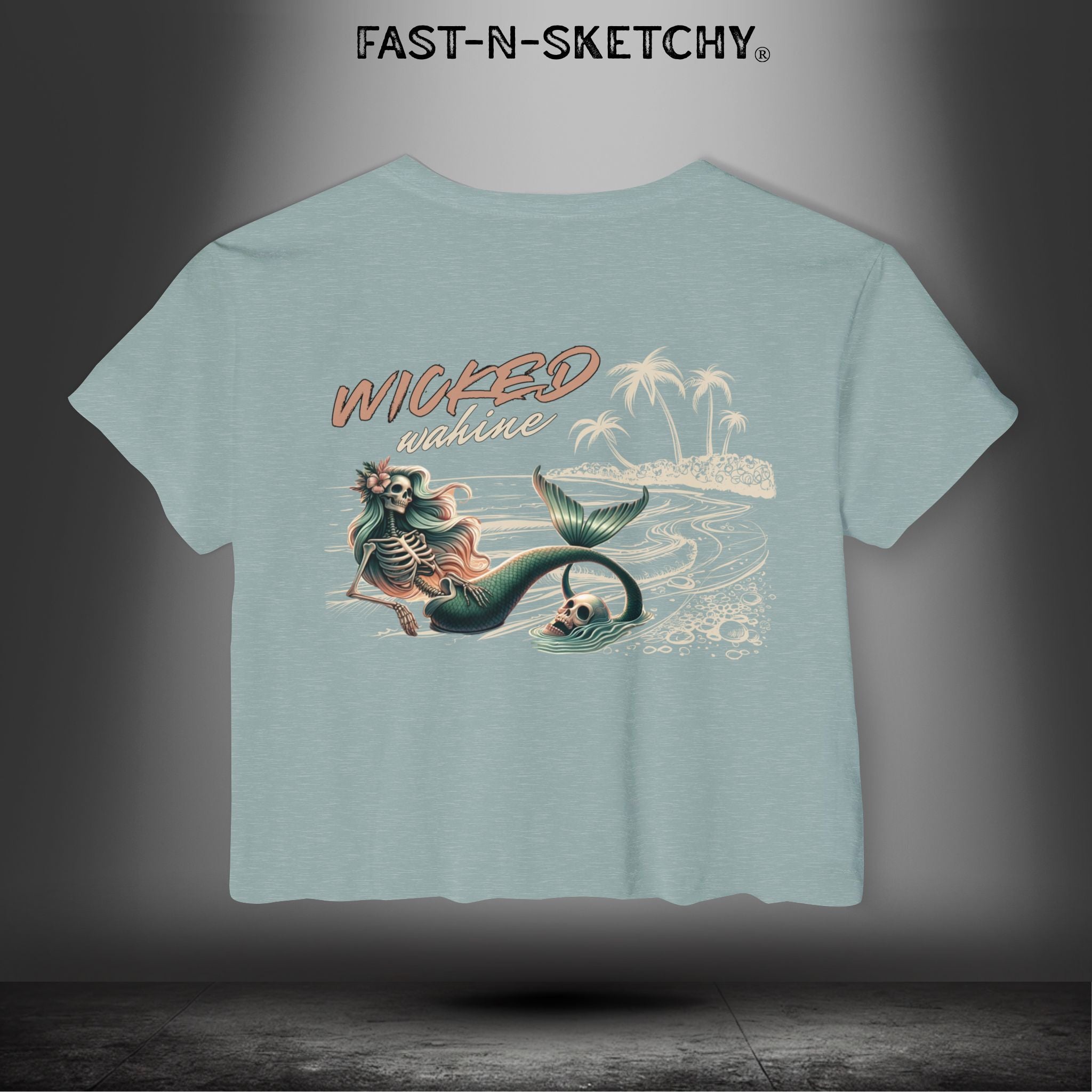 Wicked Wahine - FAST-N-SALTY - Crop Top