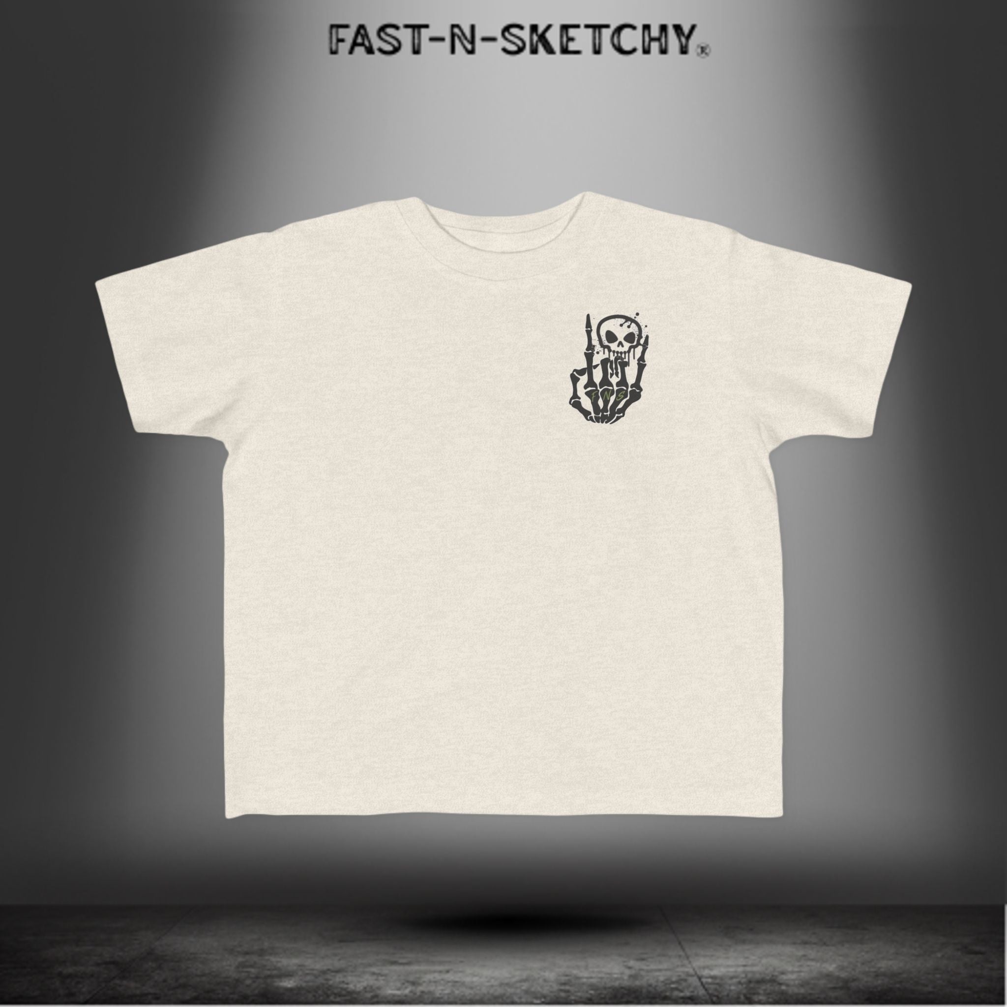 FAST-N-SKETCHY® Tiny Tornado – Toddler Tee | Wreckin’ Naps and Takin’ Names Since Day One.