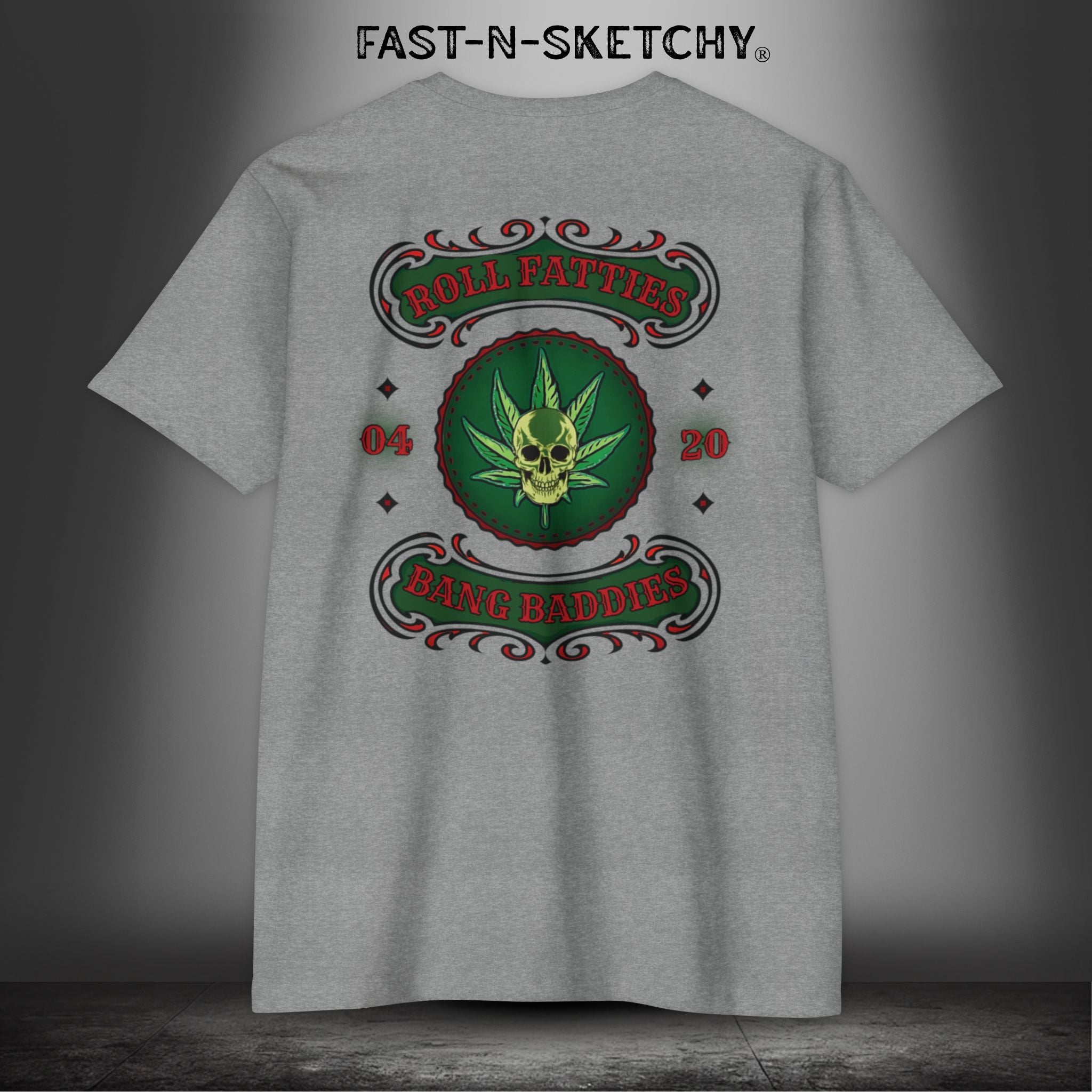 The Highlife: Roll Fatties & Bang Baddies: Biker Edition Premium Fitted Tee