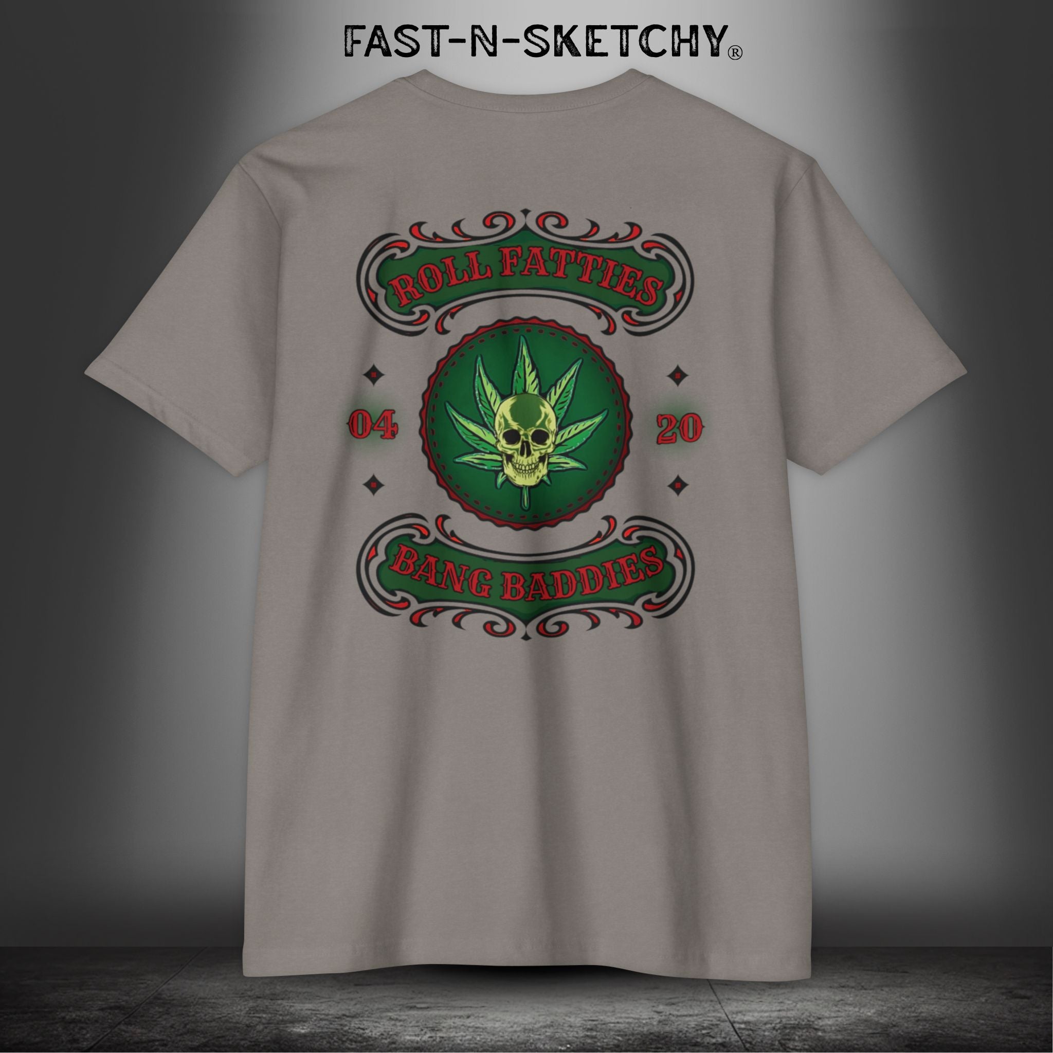 The Highlife: Roll Fatties & Bang Baddies: Biker Edition Premium Fitted Tee