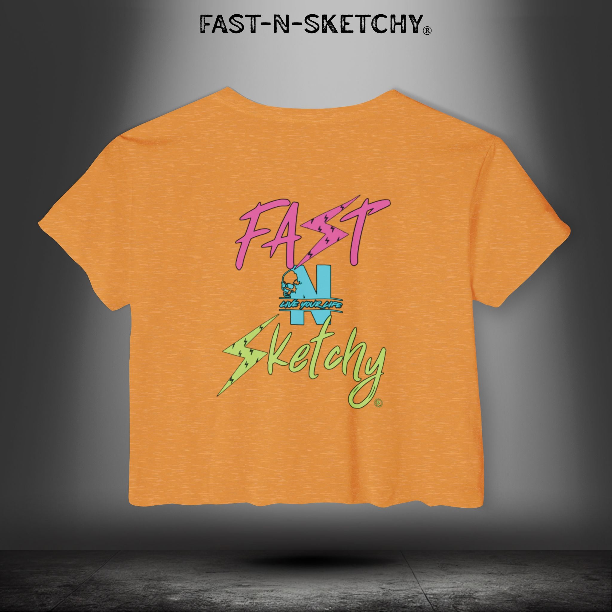 FAST-N-SKETCHY®: Crop Top (Hot Colors)