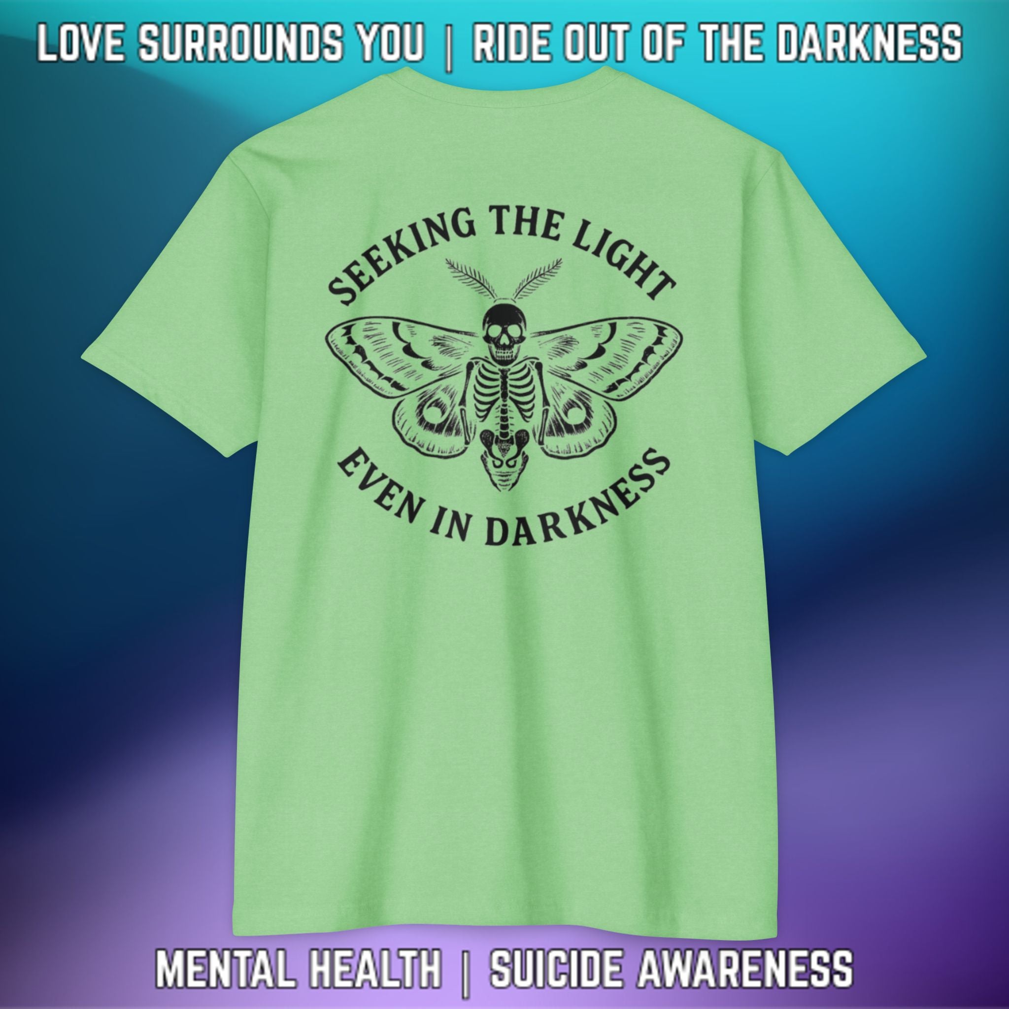 Seeking the Light, Even in Darkness #2 - T-Shirt Next Level 6210 - LSY