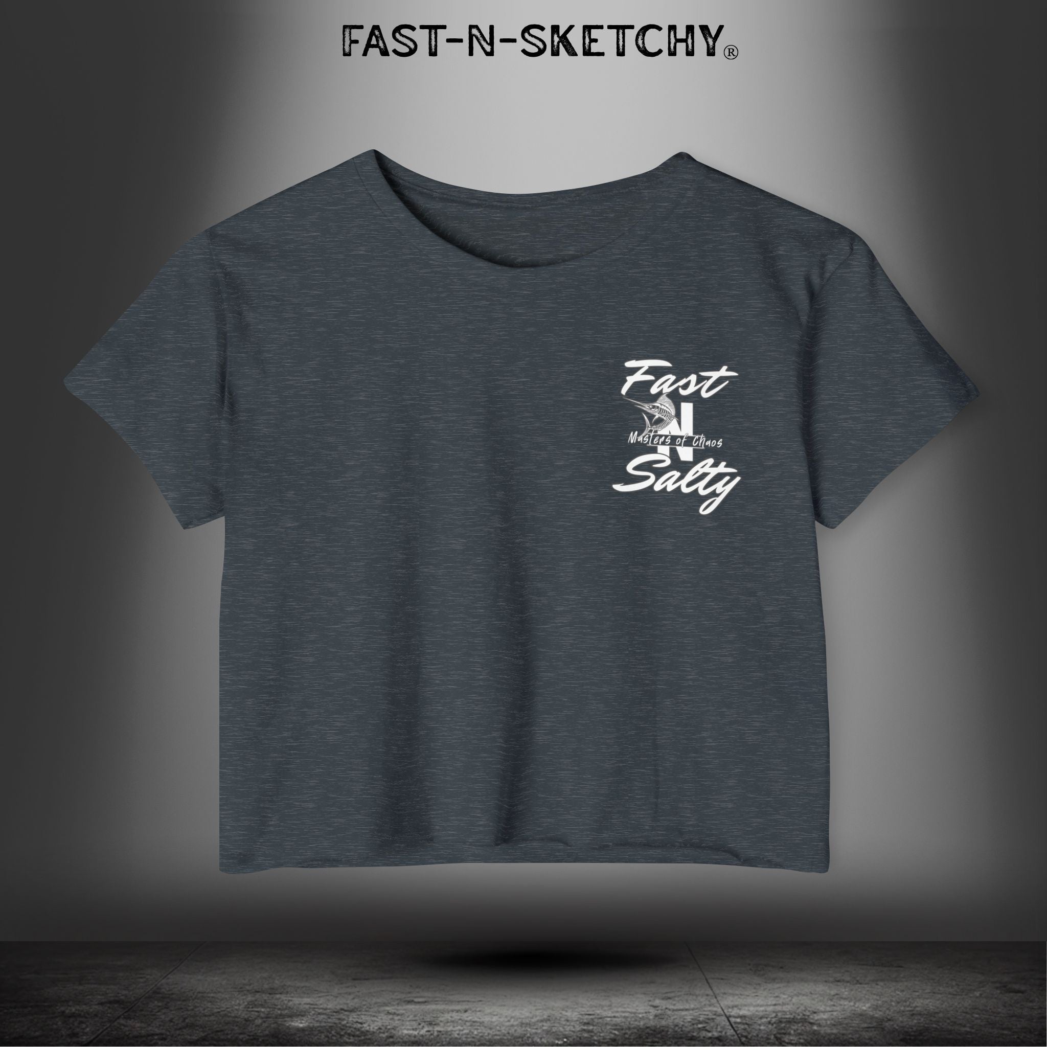 WE GREW HERE, YOU FLEW HERE, GO AWAY: Crop Top (Medium-Weight)