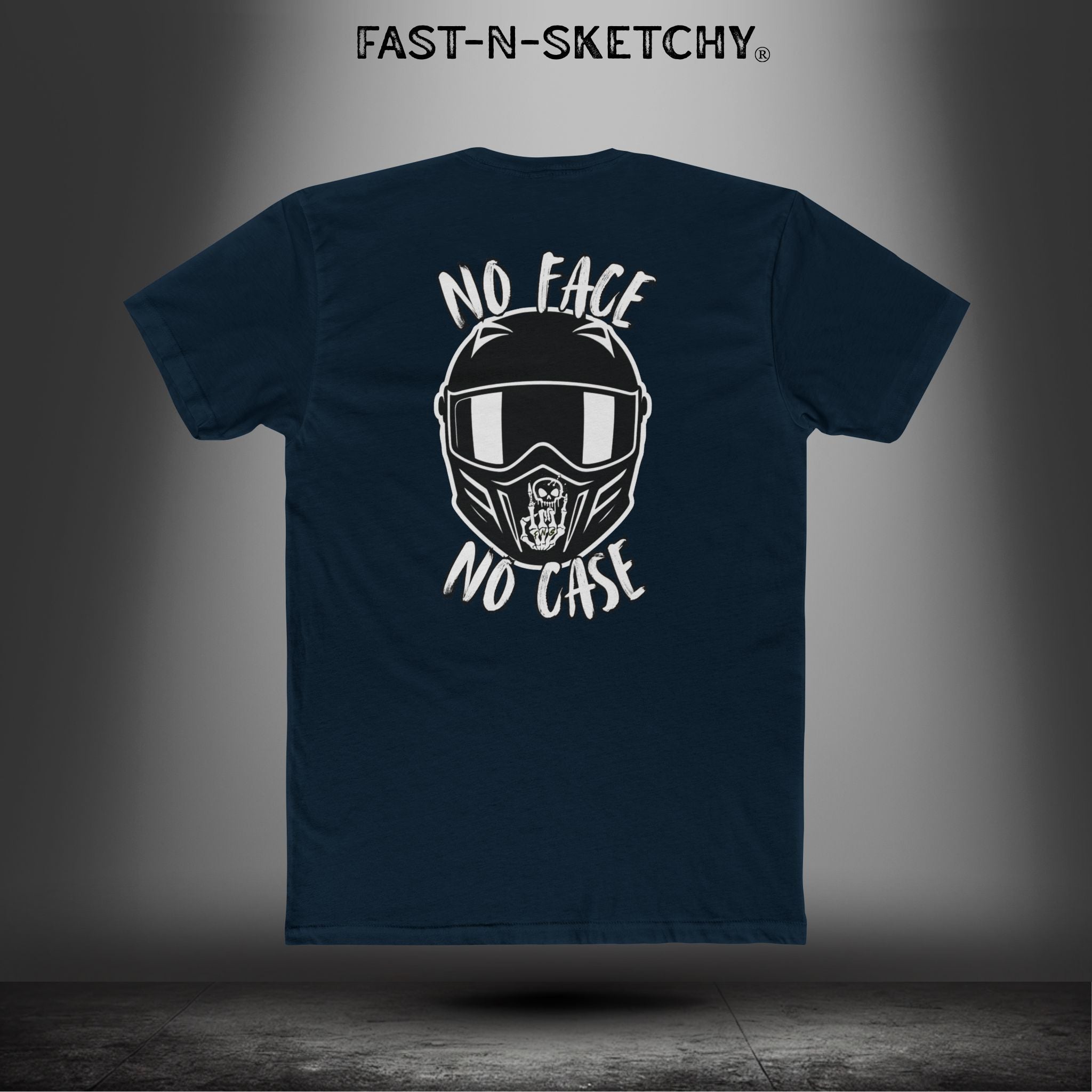 No face, No Case: Biker Edition Relaxed Classic Tee