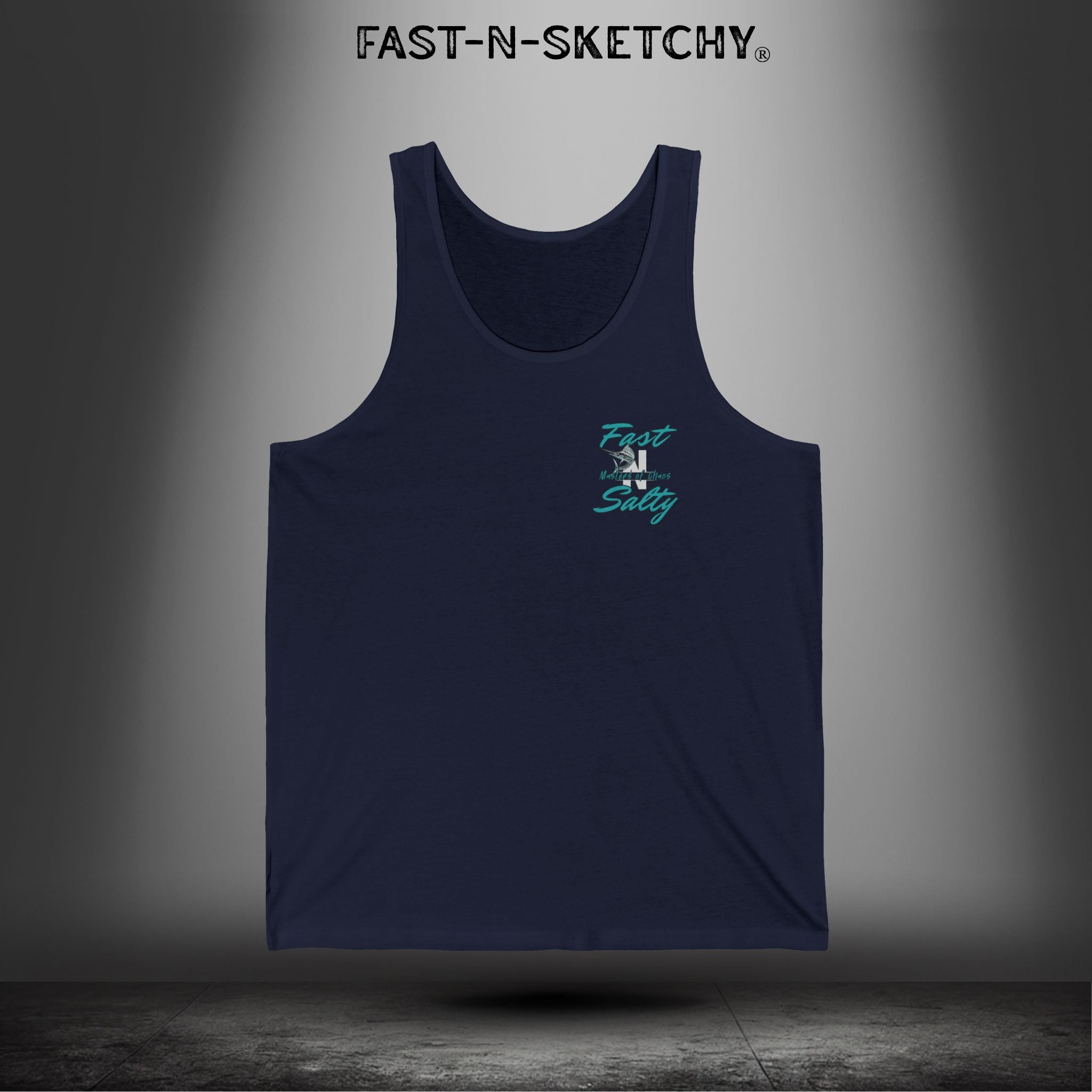 Fast-n-Salty Circle Logo - Tank Top